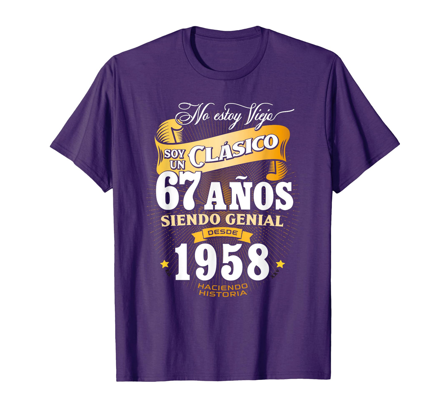 67th Birthday gift for Men in Spanish Regalo cumpleanos 67 T-Shirt