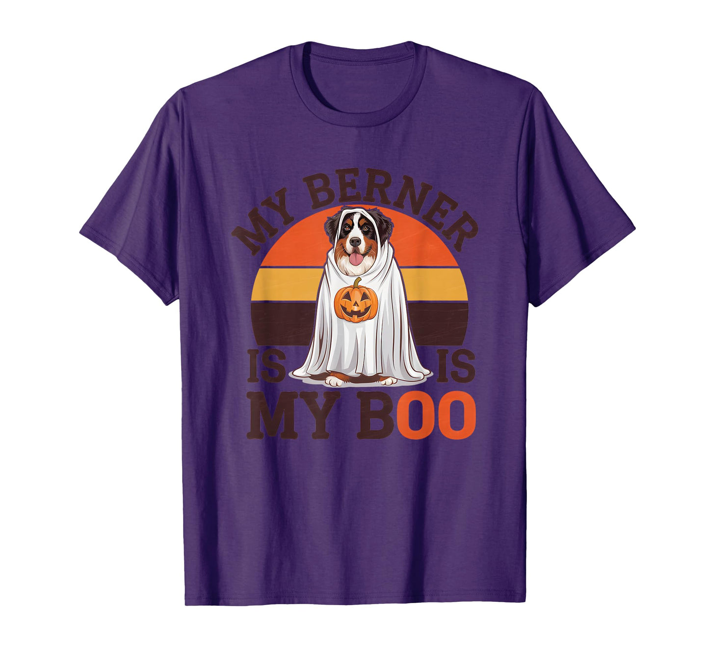 Halloween Costume Bernese Mountain Dog My Berner Is My Boo T-Shirt