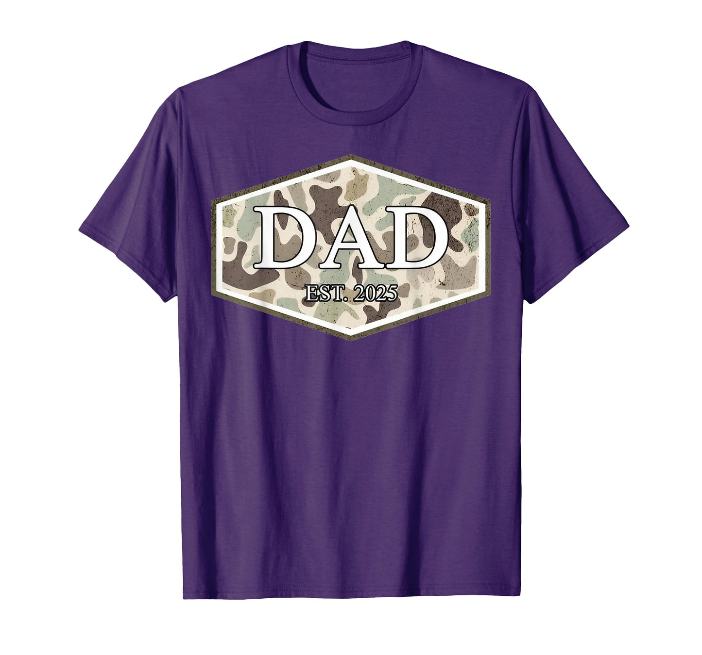Camo Dad, Retro Camouflage Daddy Father's Day T-Shirt