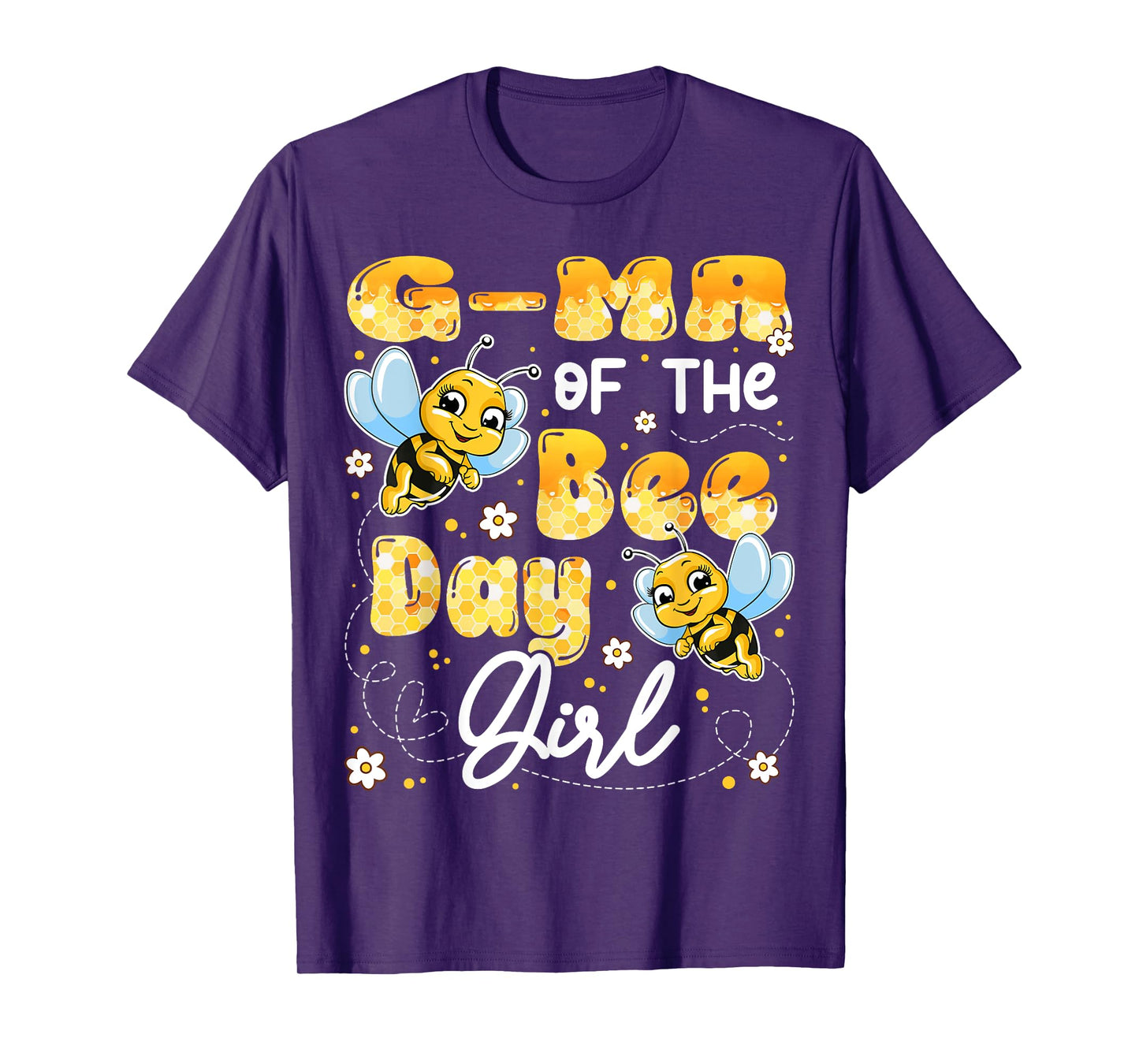 G-Ma Of The Bee Day Girl Birthday Party Matching T-Shirt