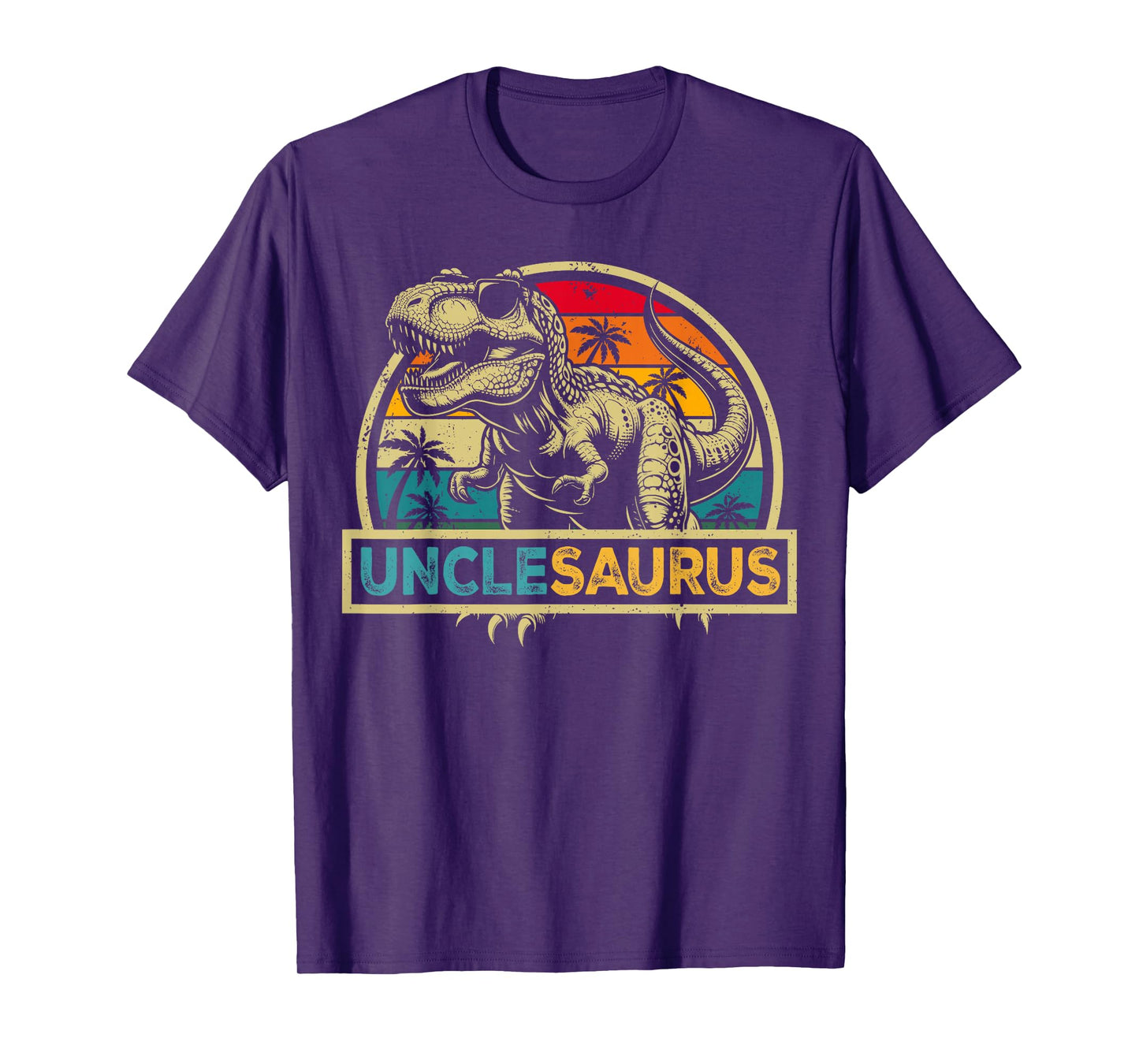 Unclesaurus T Rex Dinosaur Uncle Saurus Family Matching T-Shirt