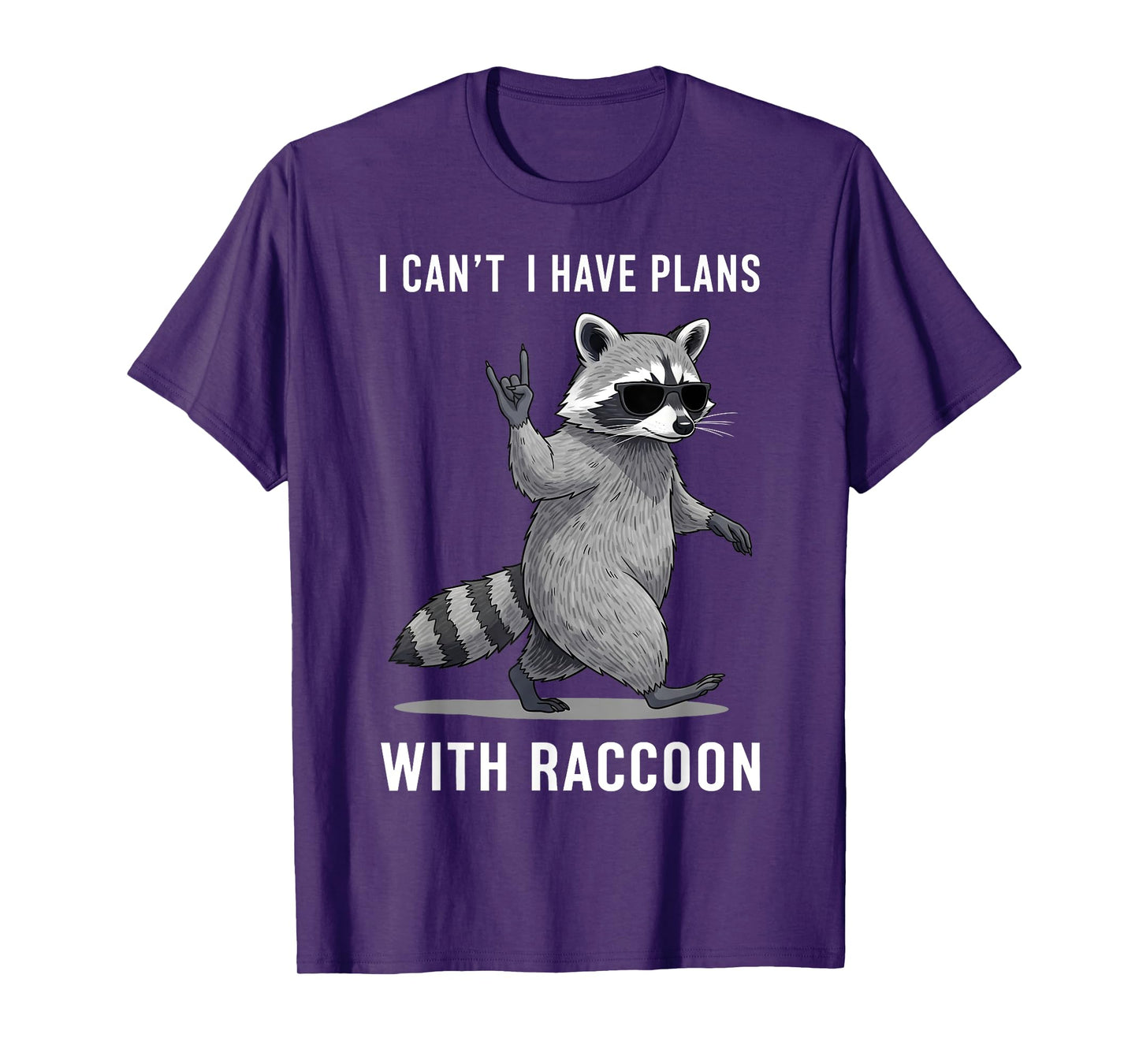 I Have Plans with Racoon Gifts Men Women Kid Funny Raccoon T-Shirt