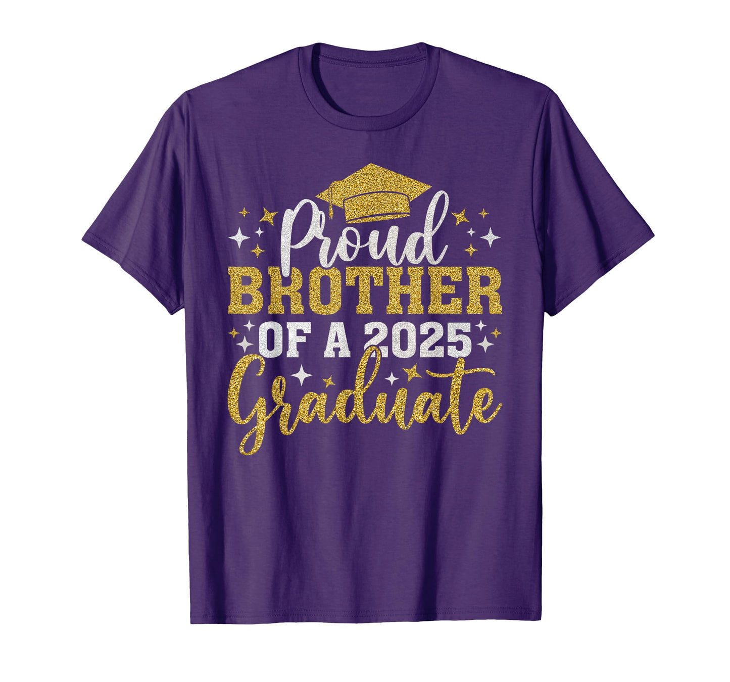 Brother Senior 2025 Proud Brother Of Class Of 2025 Graduate T-Shirt