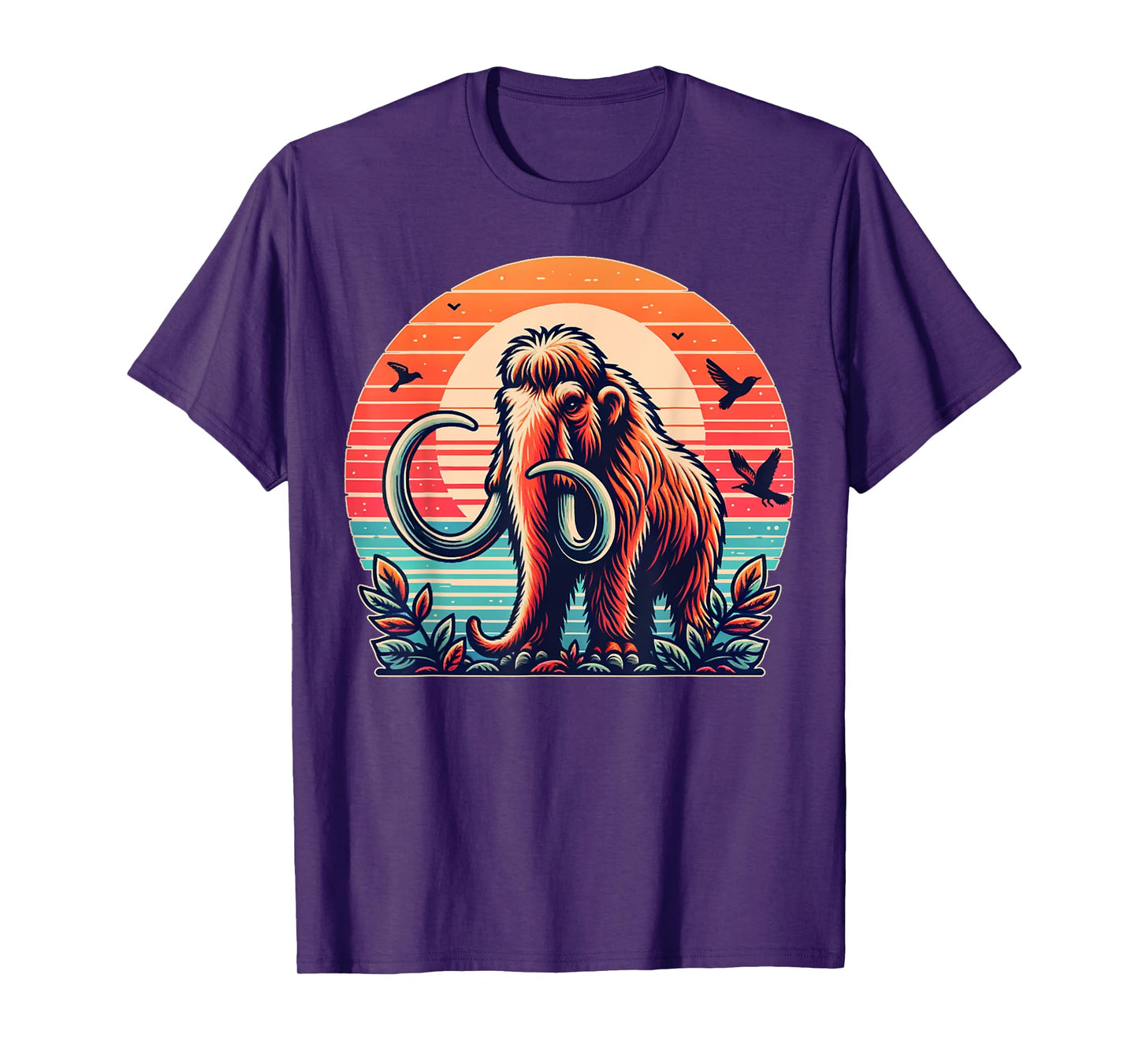 Retro Woolly Mammoth Shirt for Kids Toddlers Men Girl Boy T-Shirt