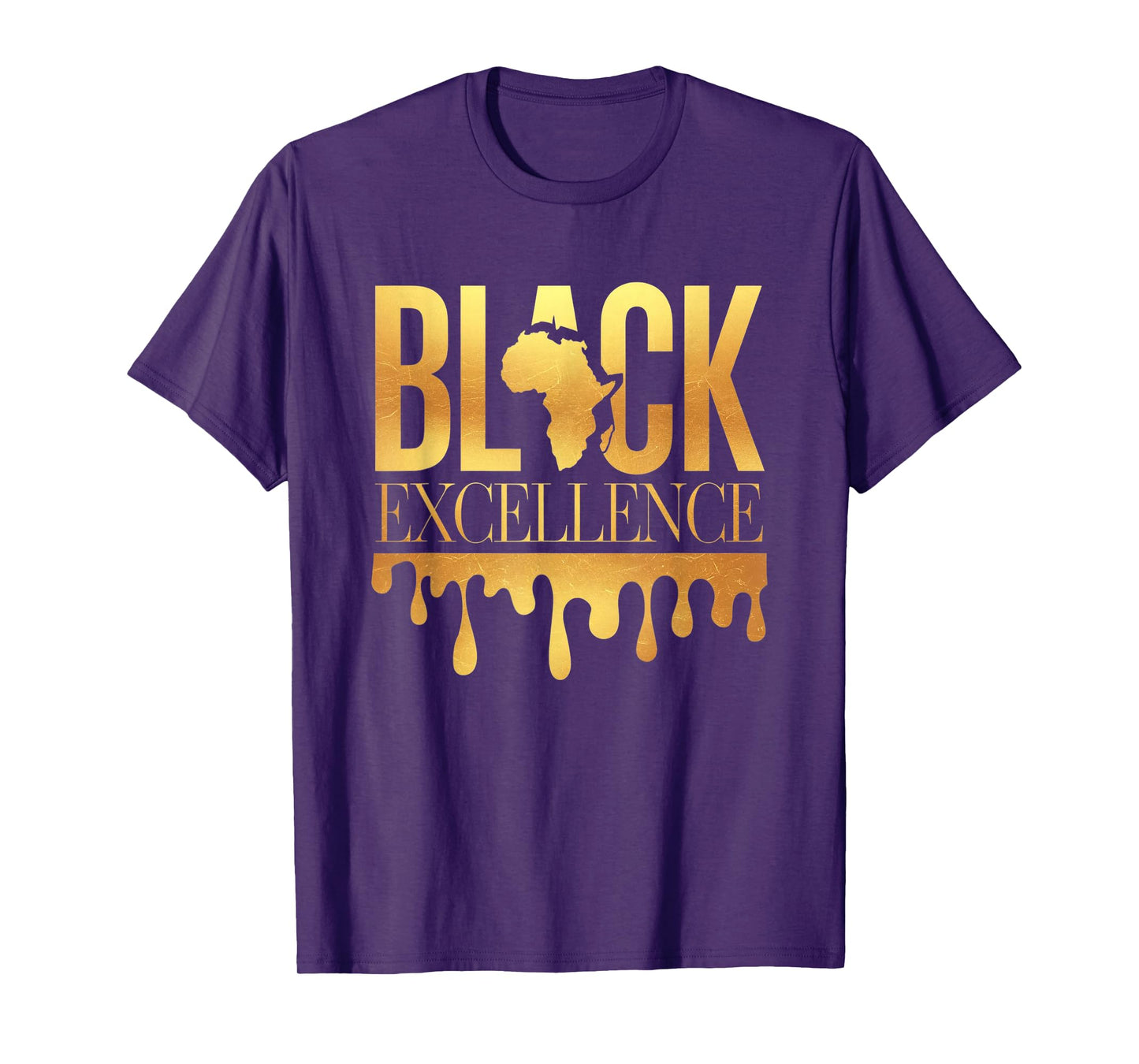 Black Excellence Black History Month Afro Motivation T-Shirt