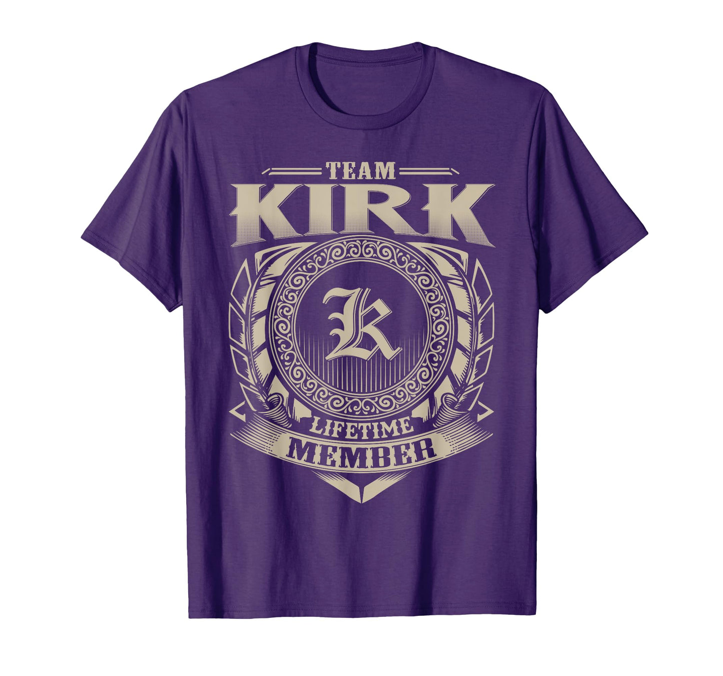 Team KIRK Lifetime Member Surname KIRK Family Name Vintage T-Shirt