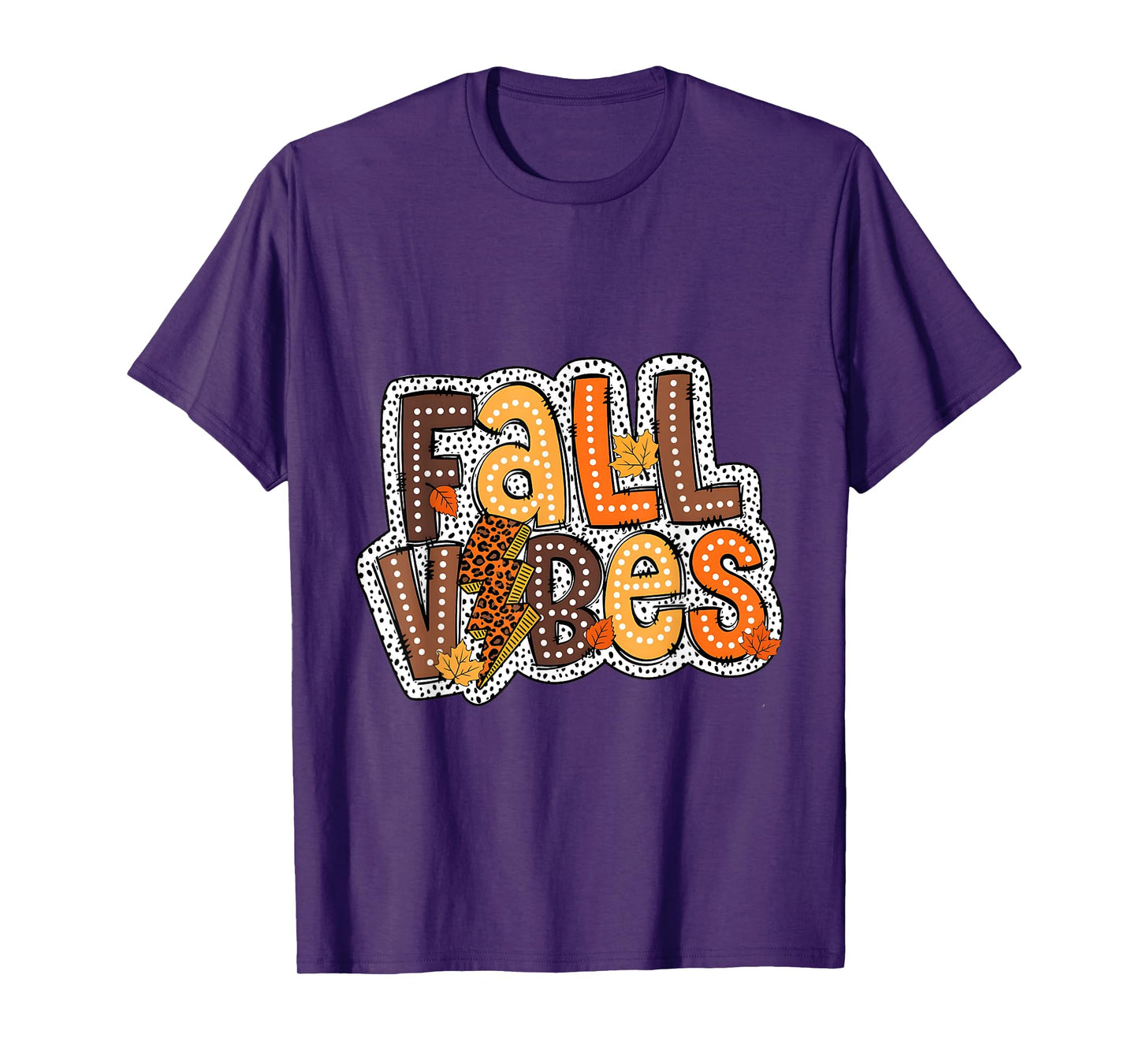 Fall Vibes,Groovy Face Retro Fall Season Autumn T-Shirt