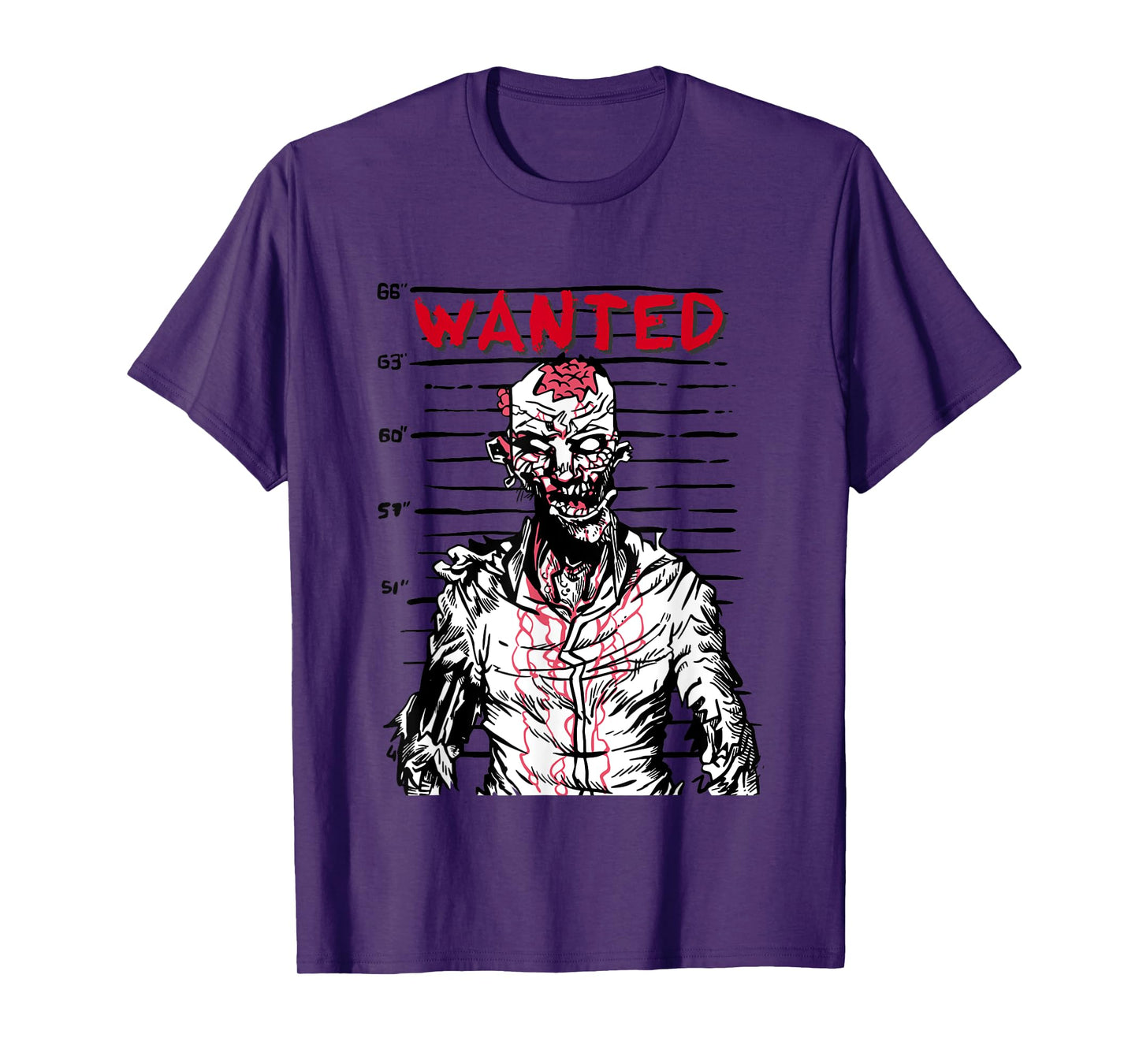"Scary zombie wanted on Halloween" for horror movie fan T-Shirt