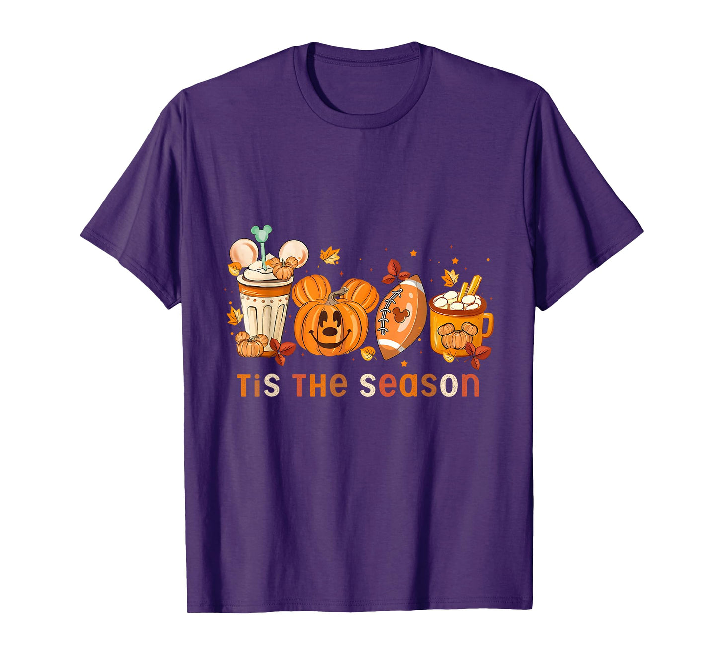 Tis The Season Autumn Halloween Pumpkin Fall Drink T-Shirt