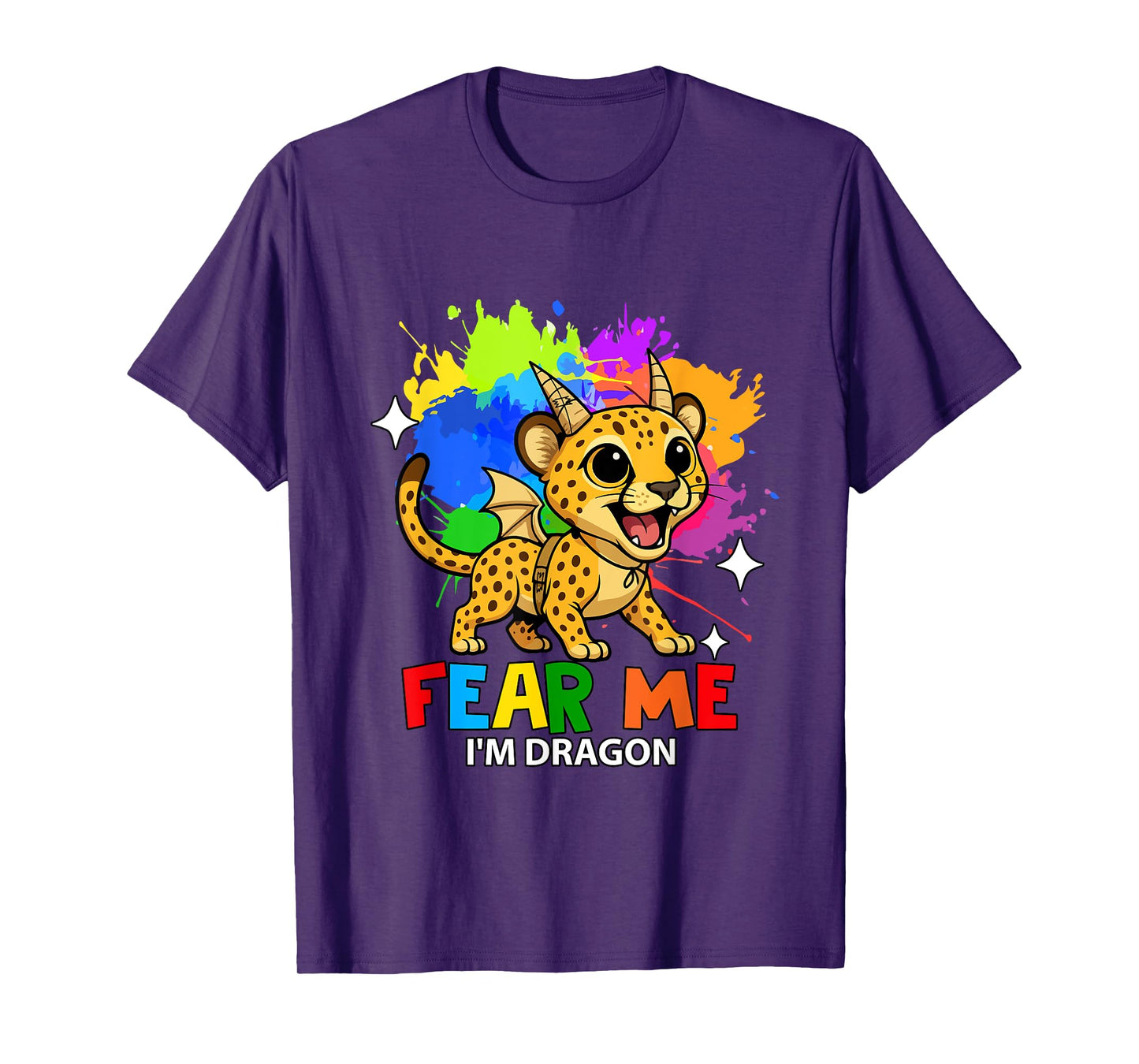 Funny Joke I'm Dragon Costume Cheetah Cosplay Dragon Lover T-Shirt