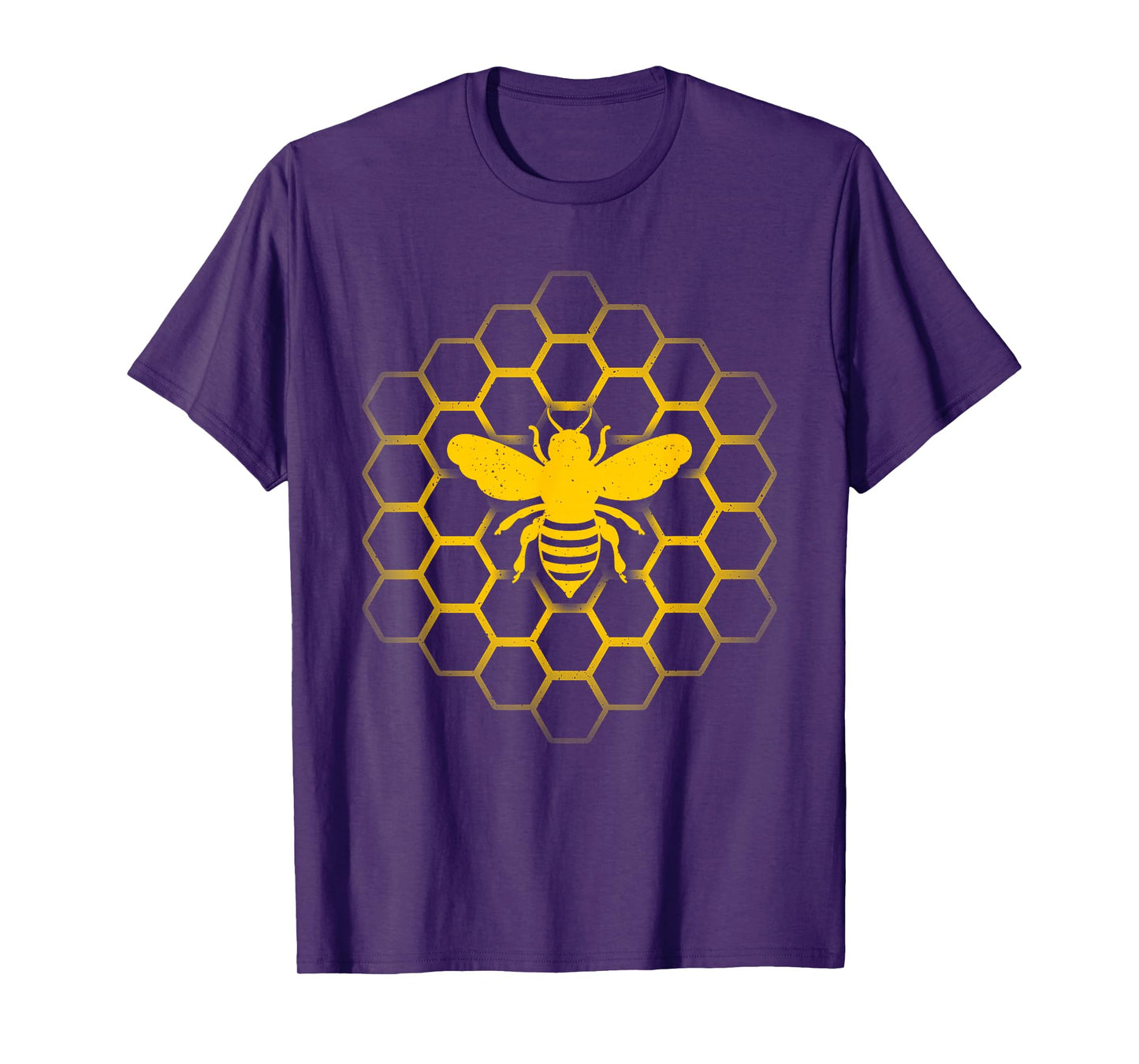 Bee Art For Men Women Beekeeper Honey Beekeeping Honeycomb T-Shirt