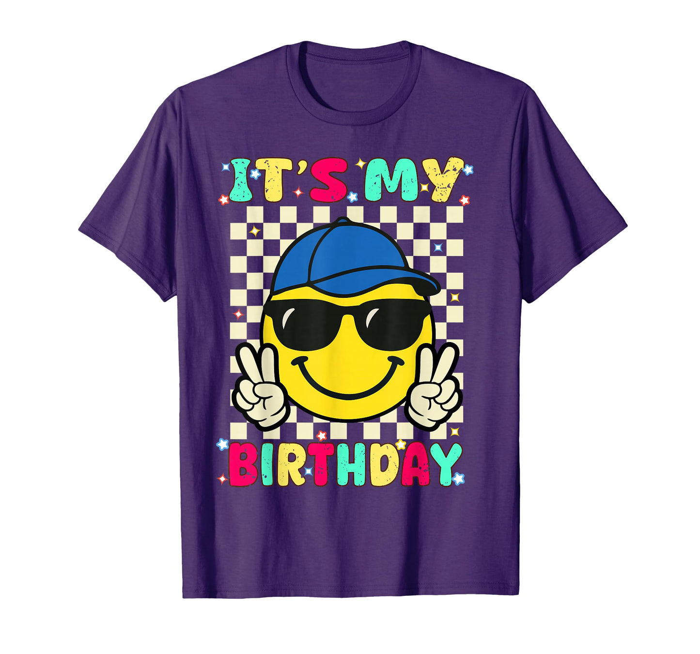 It’s My Birthday with Cap and Glasses Birthday Boy T-Shirt