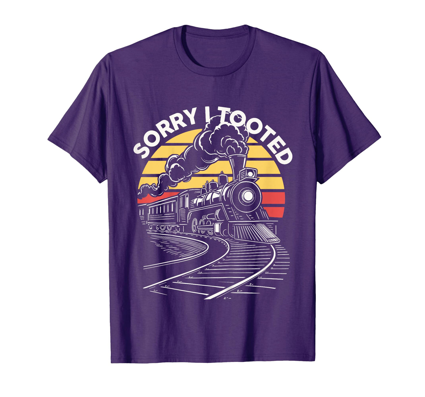 Kids Toddler Sorry I Tooted Train Locomotive Railroad Kids Boys T-Shirt