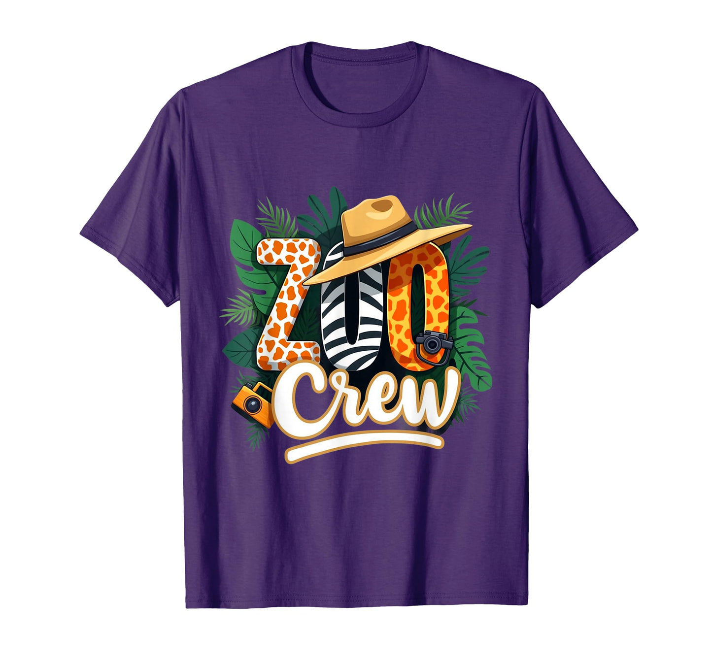 Zoo Crew Safari Adventure Wildlife Expedition Trip Animals T-Shirt