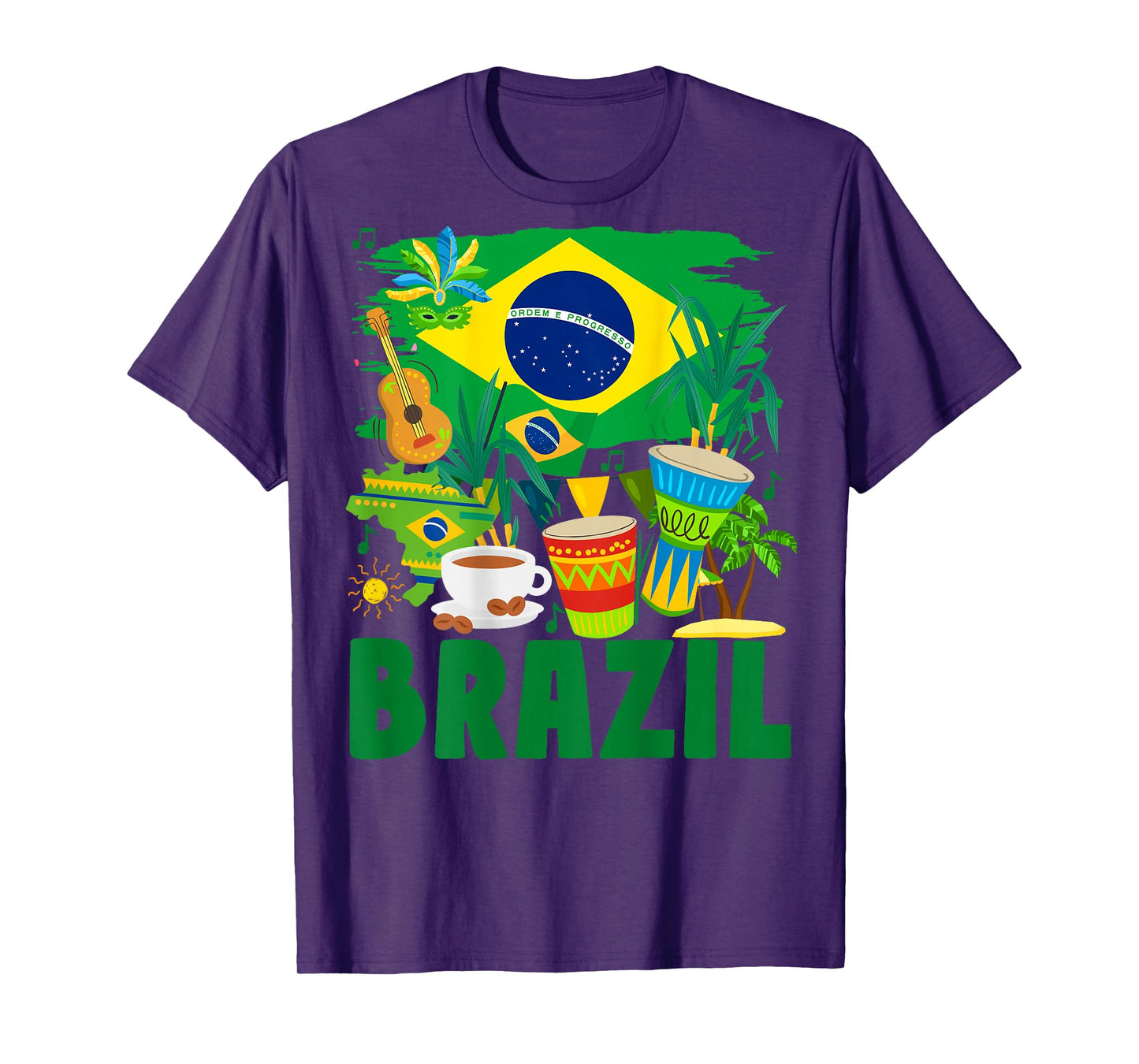 Brazil Flag Outfit Idea For Kids Brazil & Brazilian Flag T-Shirt