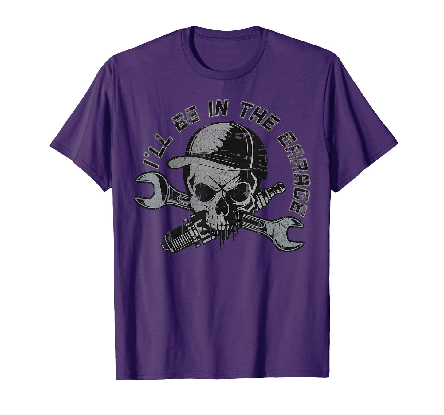 I'll Be Garage Mechanic Dad Joke Handyman Grandpa Fun T-Shirt