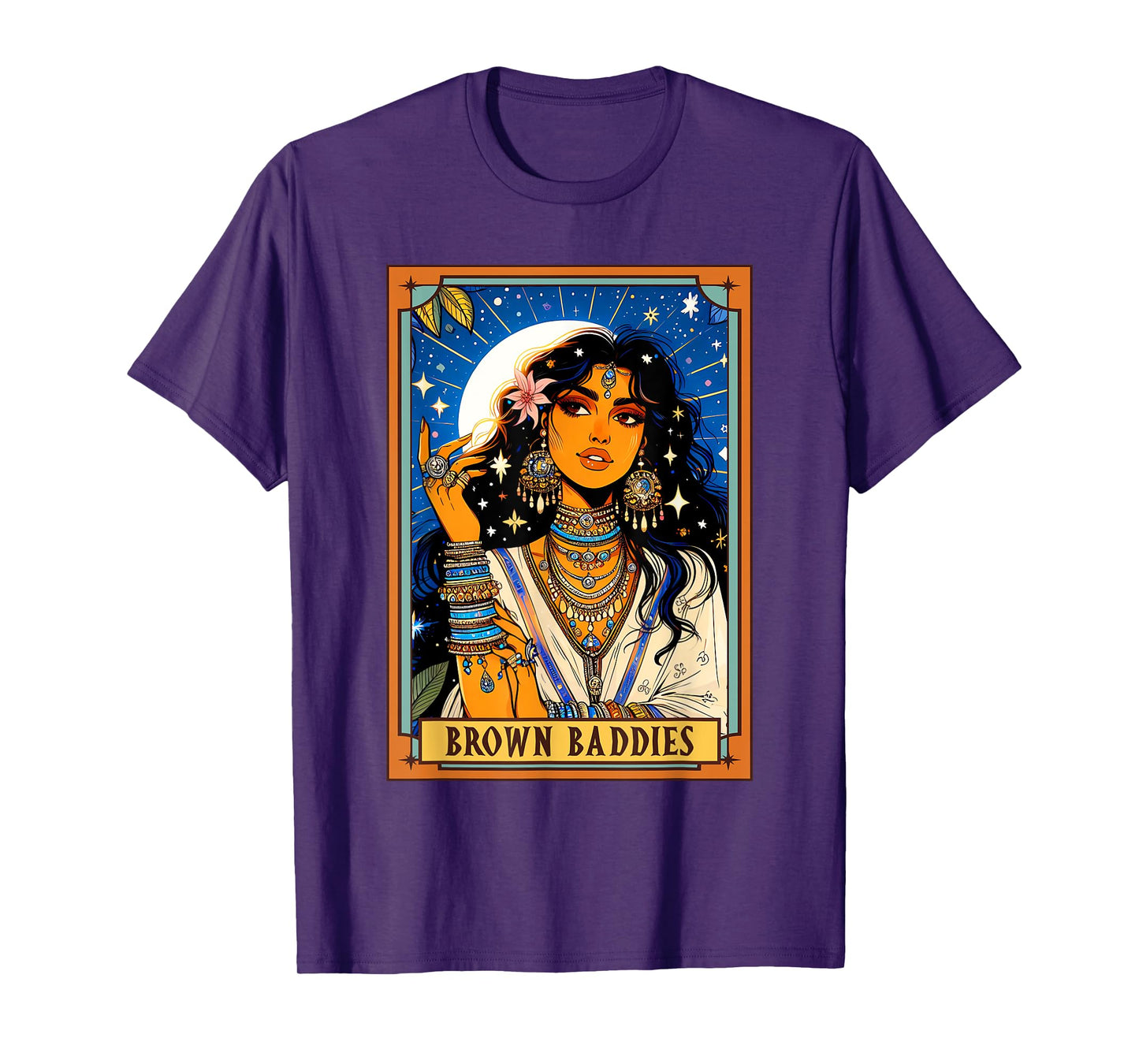 Proud Indian Girl India Traveling Desi Girl Brown A Badddies T-Shirt