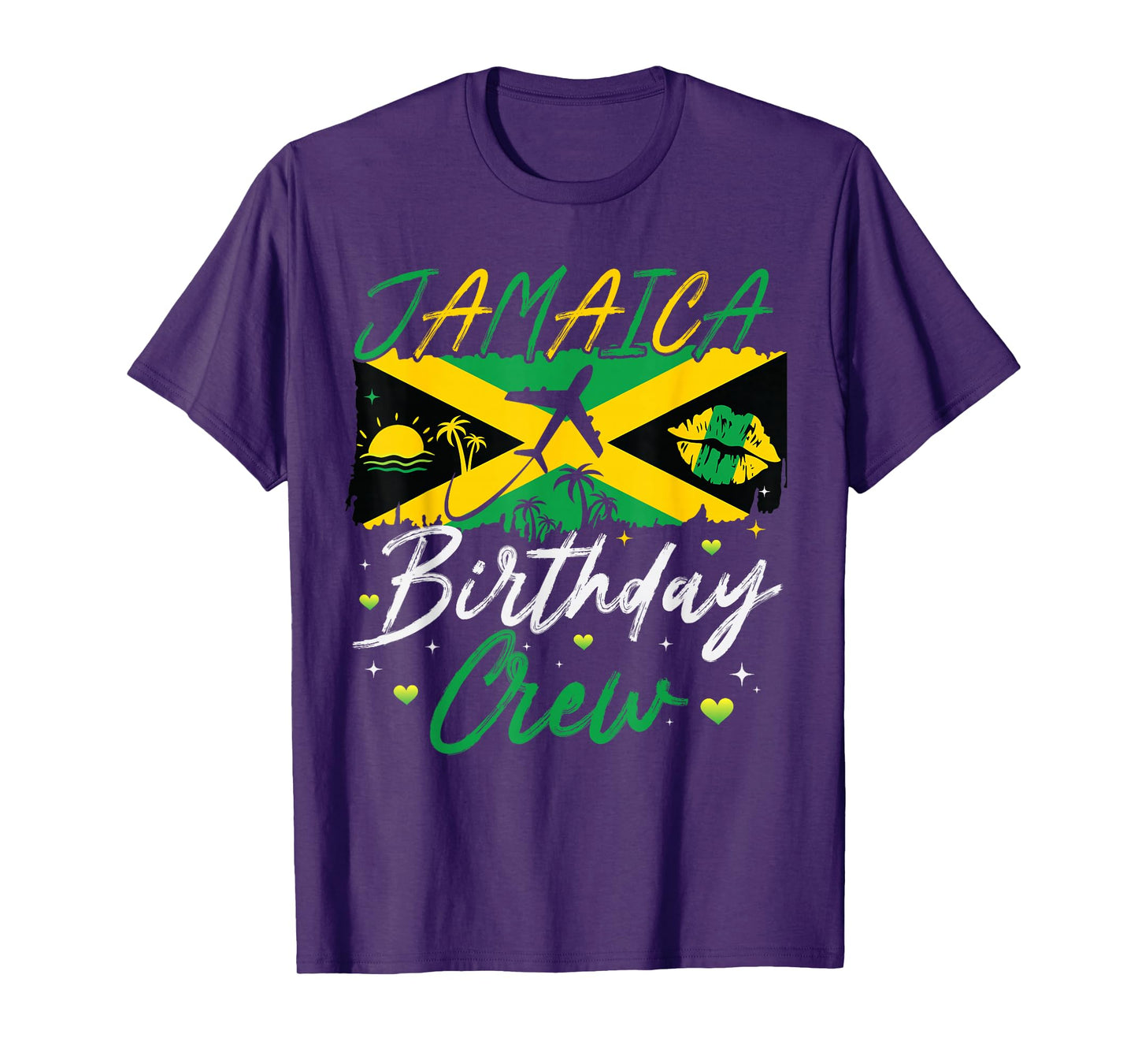 Jamaica Birthday Crew Squad Girls Family Trip 2025 Birthday T-Shirt