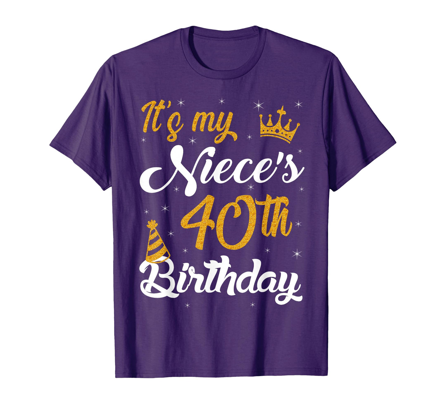 Happy It's My Niece's 40th Birthday 1985 40 Years Old T-Shirt