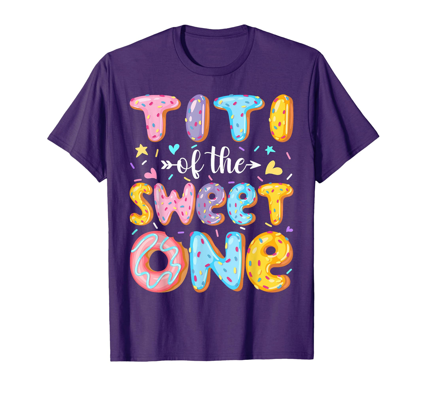 Titi Of The Sweet One First Birthday Donut Matching T-Shirt