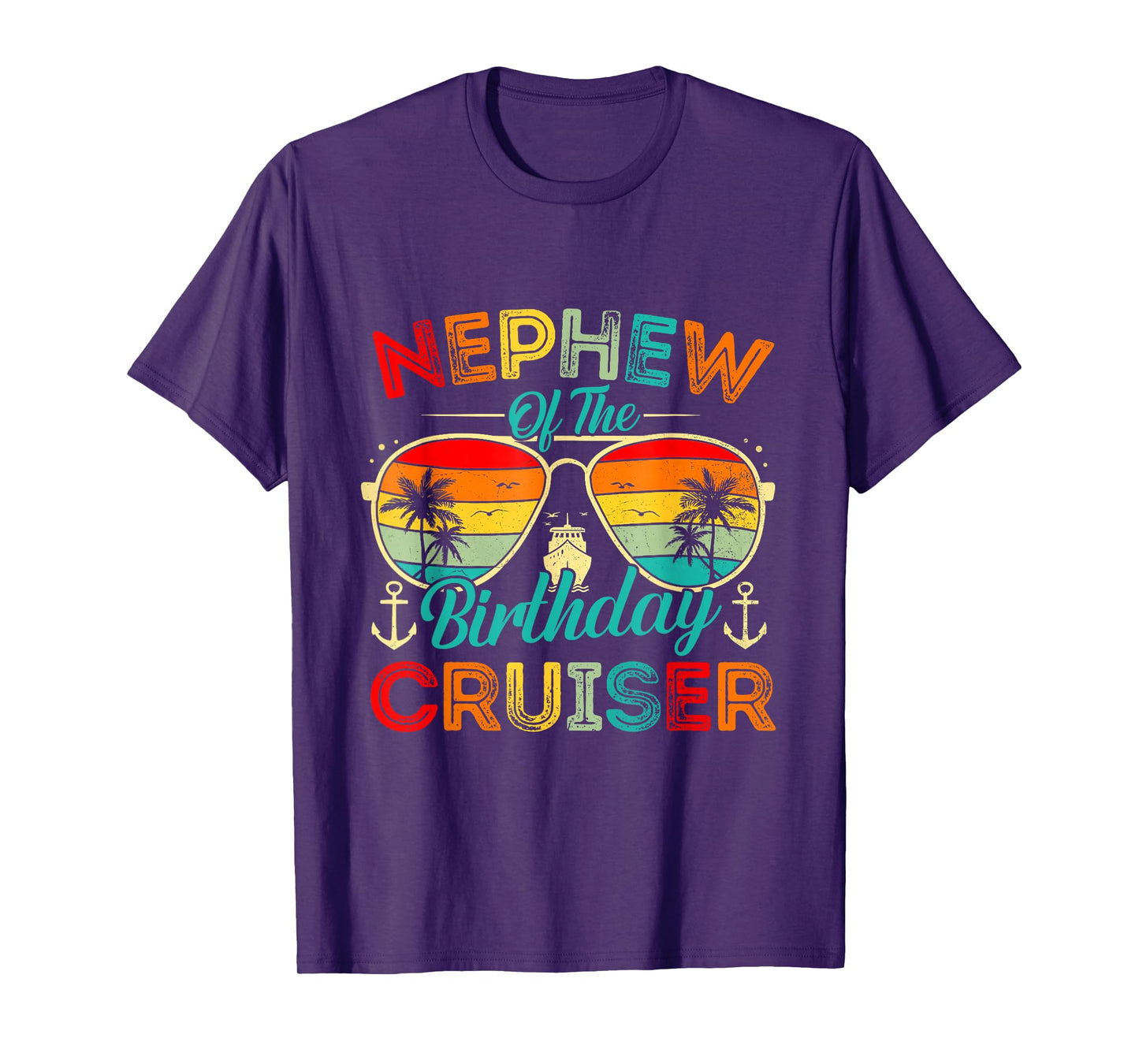 Nephew Of The Birthday Cruiser Family Cruise Birthday Trip T-Shirt