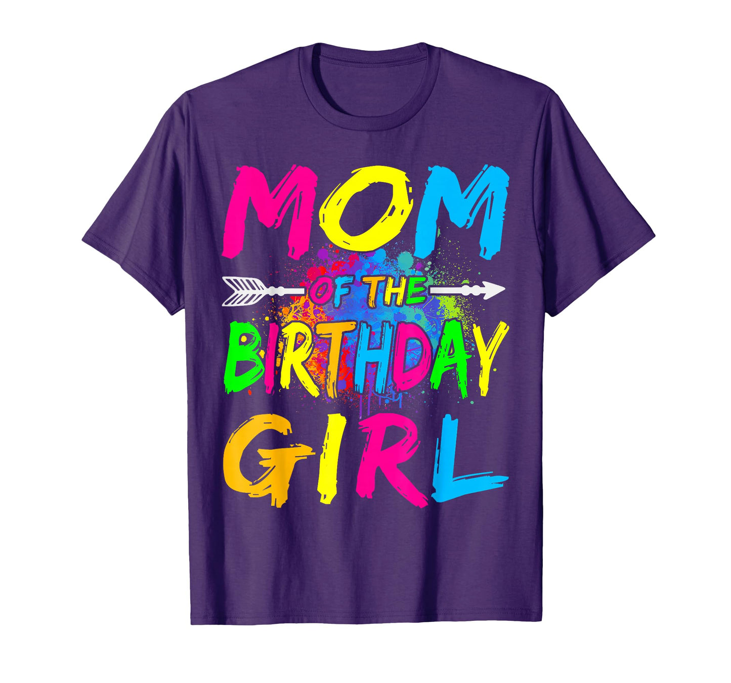 Mom of the Birthday Girl Retro 80's Party Shirt T-Shirt