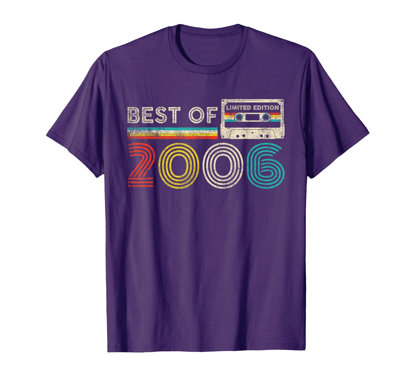Best Of 2006 Classic Birthday 2006 Cassette Tape Vintage T-Shirt