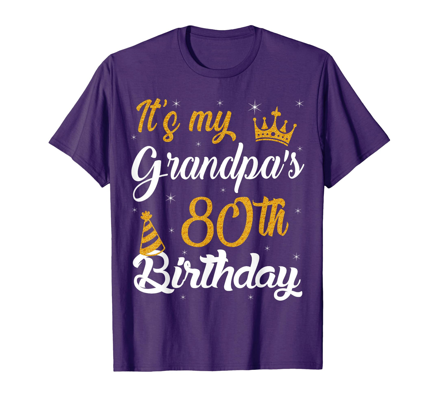 Happy It's My Grandpa's 80th Birthday 1945 80 Years Old T-Shirt