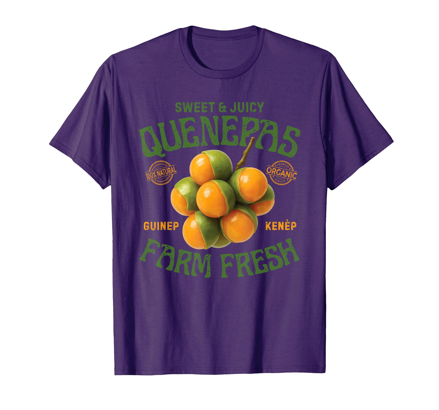 Quenepas Guinep Kenep Fruit Tropical Vintage Spanish Limes T-Shirt