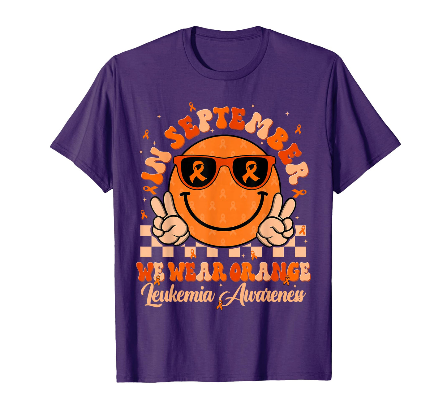 September Wear Orange Leukemia Awareness Men Women Kid T-Shirt