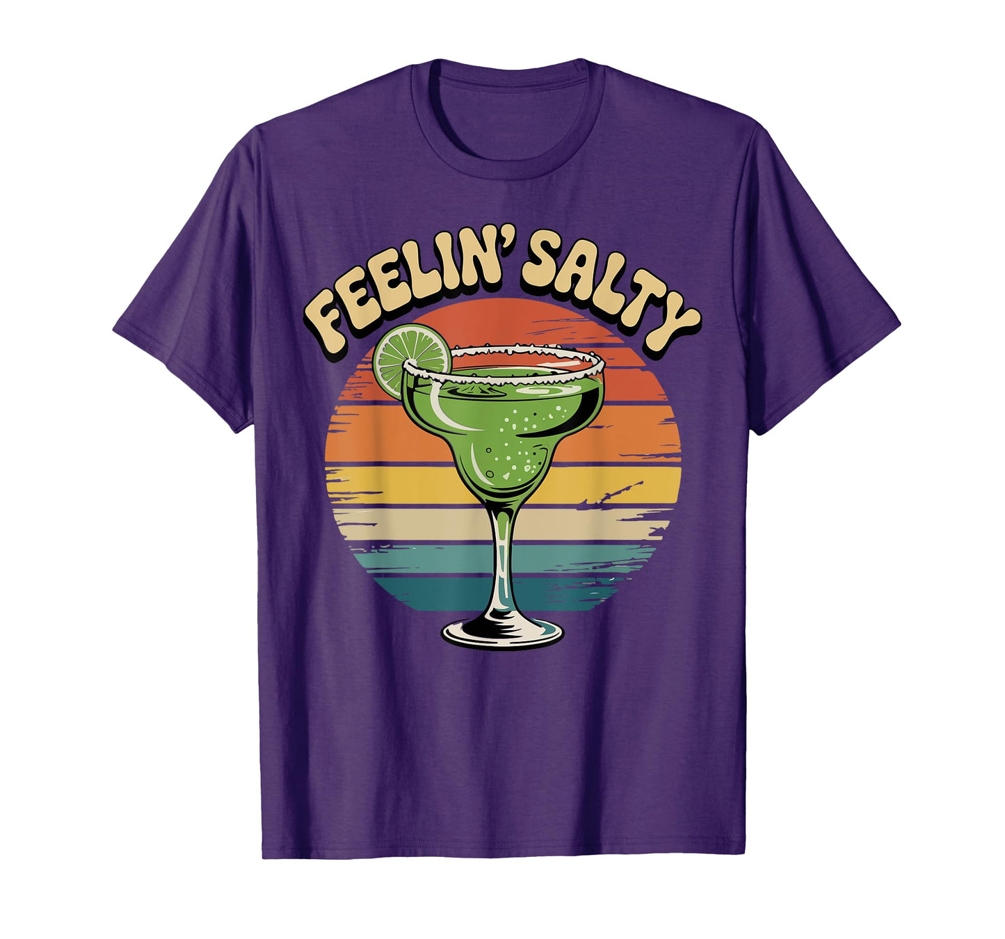 Margarita Feeling Salty Independence Day Mexican Women T-Shirt