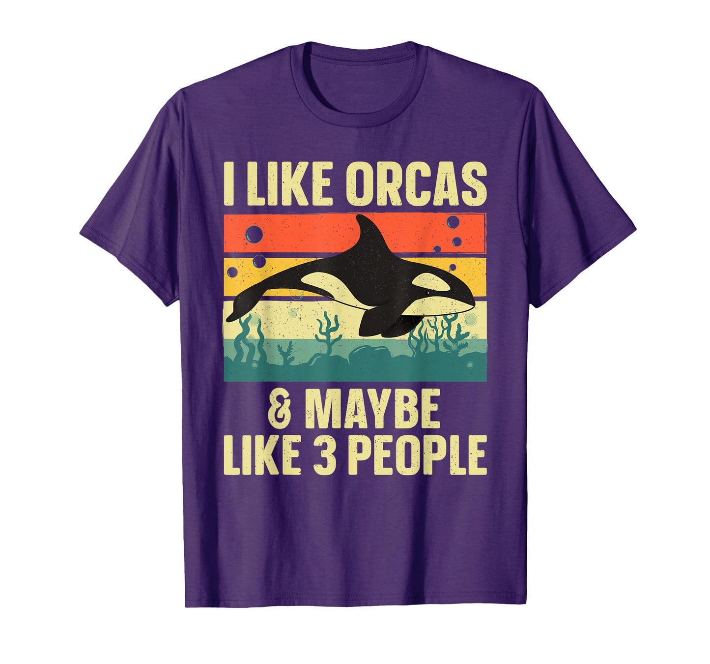 Cool Orca Design For Men Women Kids Killer Whale Ocean Orca T-Shirt