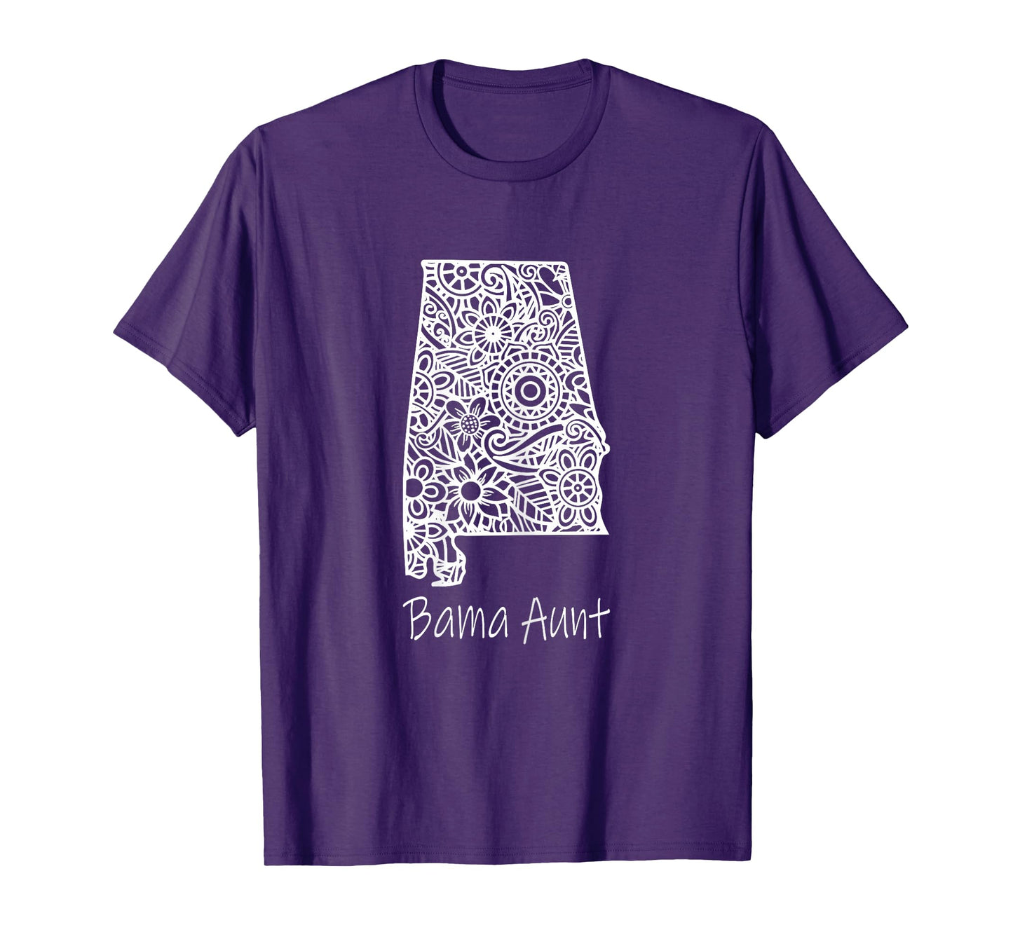 Alabama Bama Aunt Family Reunion Mandala Alabama T-Shirt