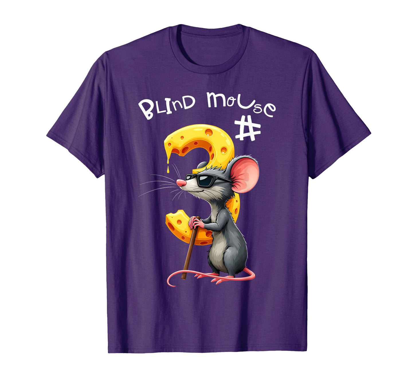 Three Blind Mice Matching Halloween Group Costume Mouse #1 T-Shirt