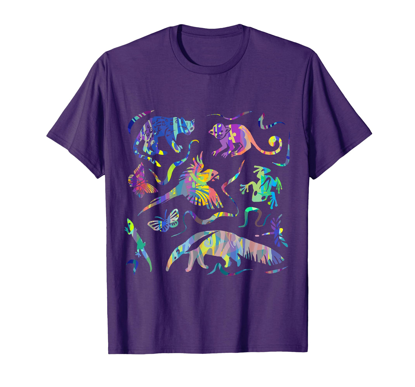 Rainforest Animals and Jungle Wildlife of South America Art T-Shirt