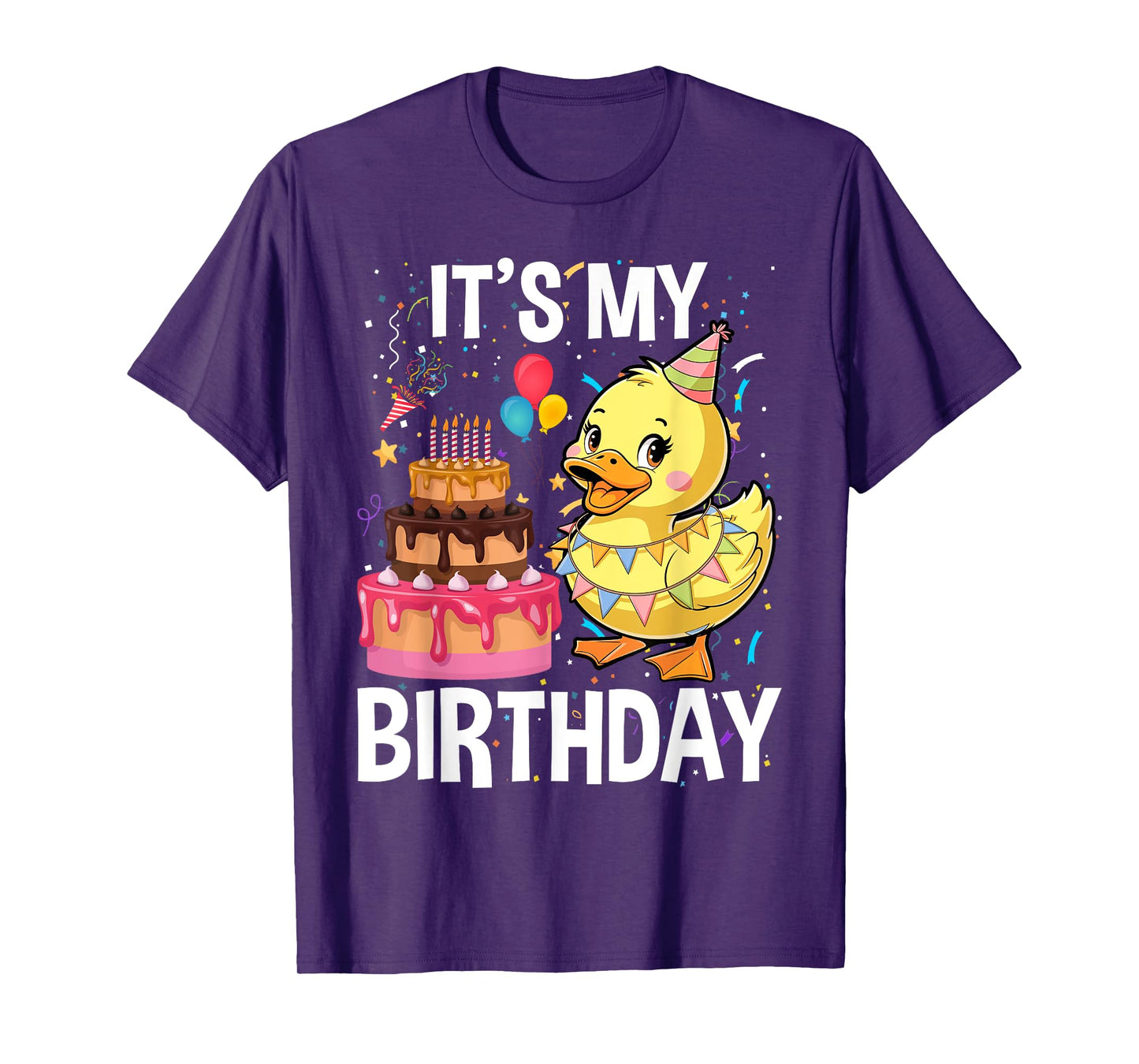 Duck for Birthday for Children It's My Birthday T-Shirt