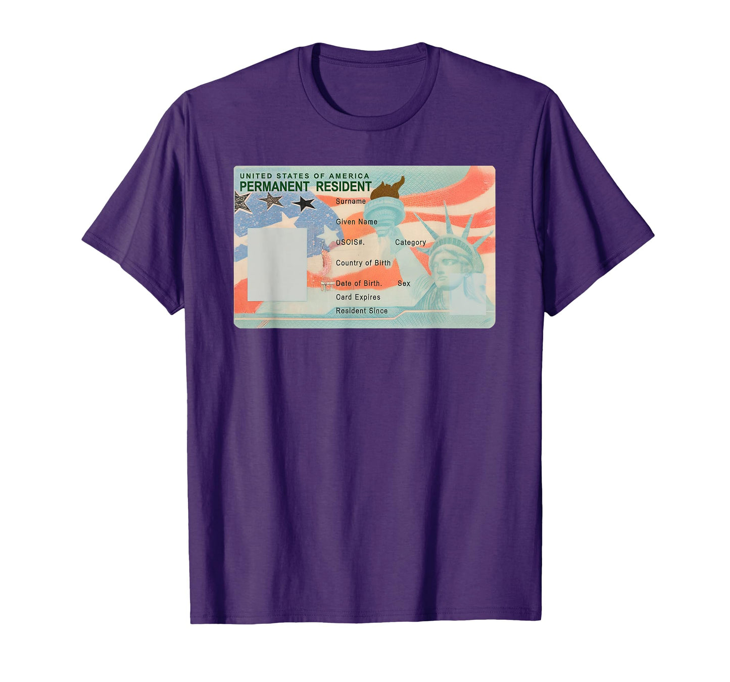 United States Of America Permanent Resident Your Green Card T-Shirt