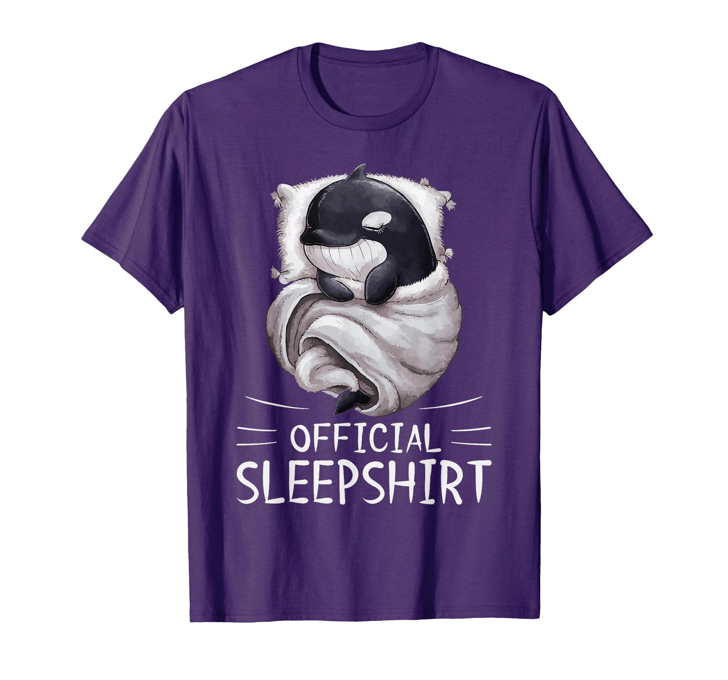Orca Whale Animal Official Sleepshirt Pajamas Nightgown T-Shirt