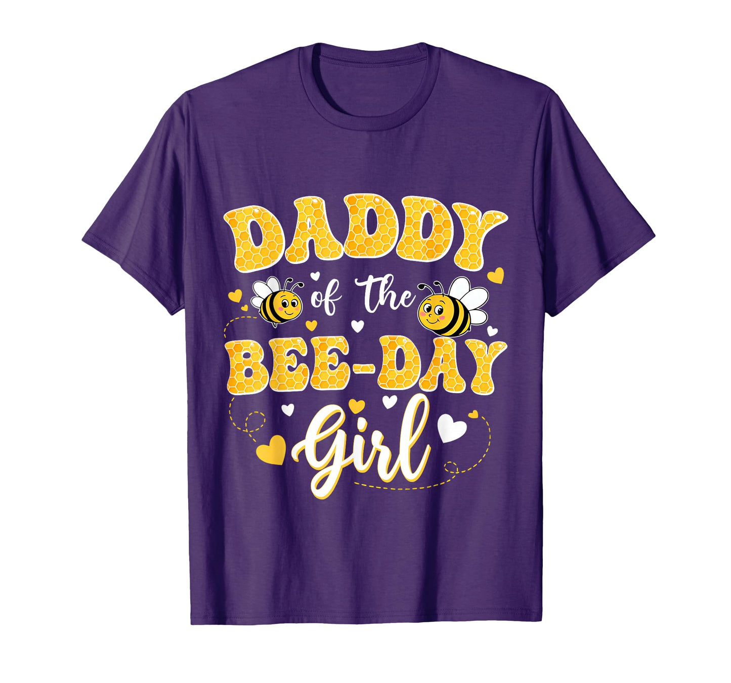 Daddy Of The Bee Day Girl Birthday Family Matching Party T-Shirt