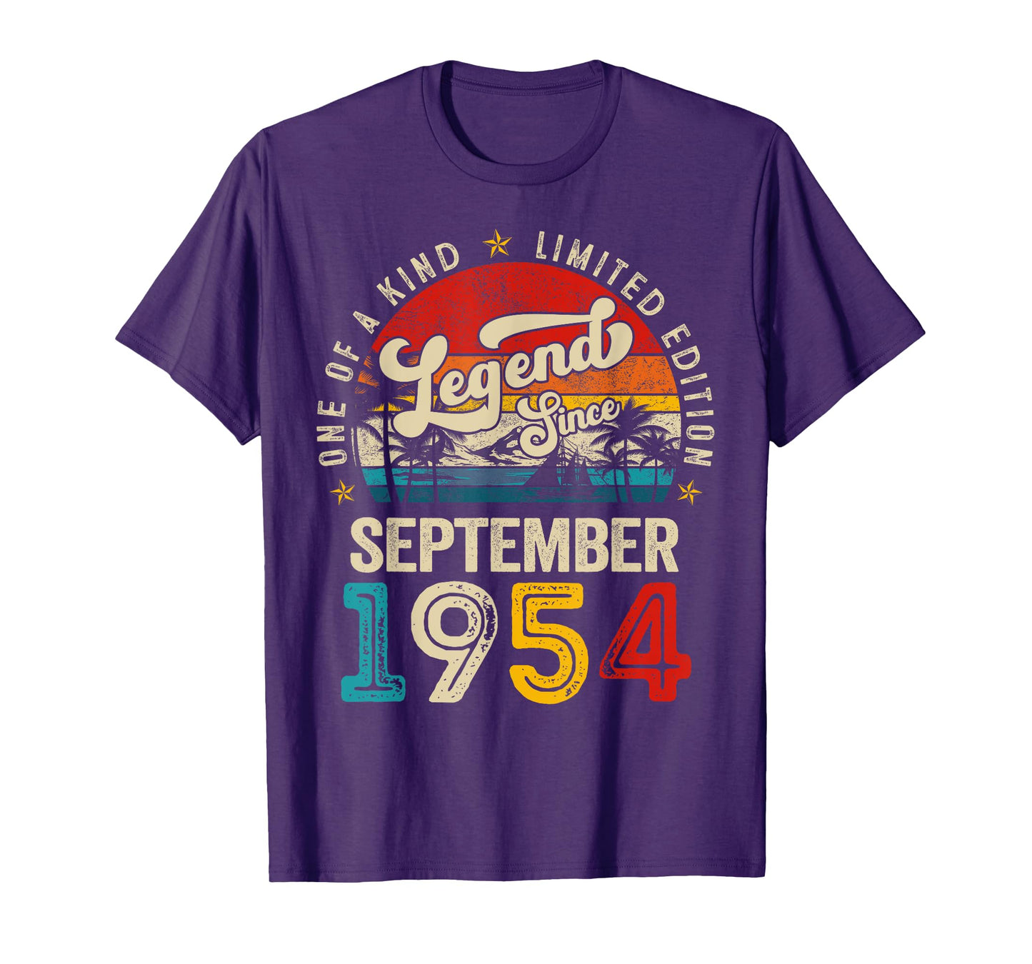 70 Years Old Legend since September 1954 70th Birthday Men T-Shirt