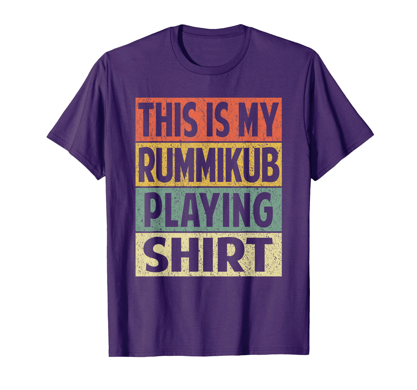 Retro Rummikub Dad Husband Grandpa Mens Womens Game Night T-Shirt