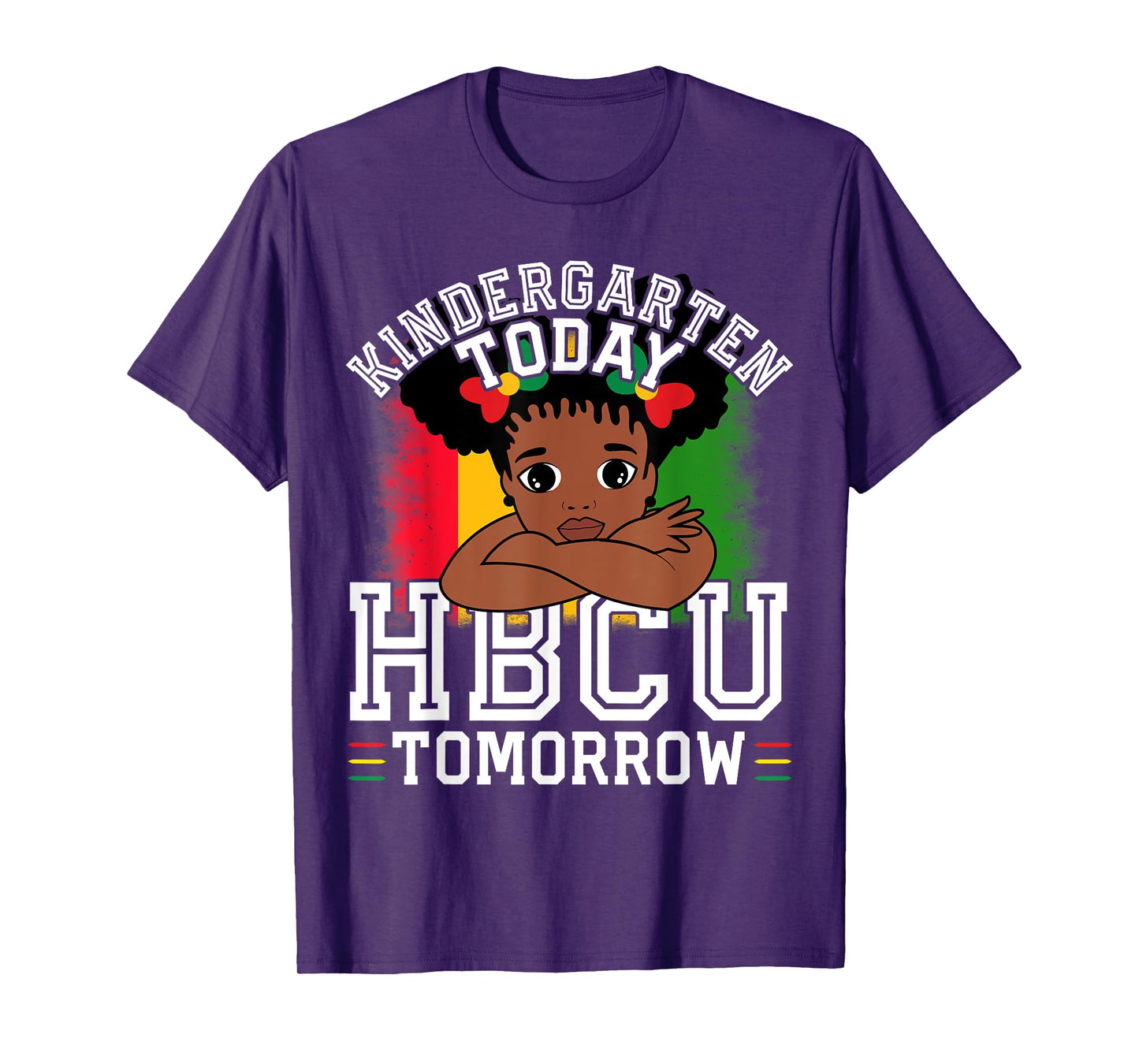 Kindergarten Today HBCU Tomorrow Future HBCU Grad Kids T-Shirt