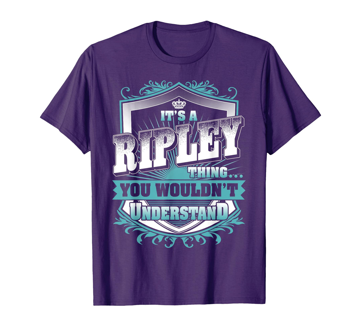 It's A RIPLEY Thing You Wouldn't Understand Name Vintage T-Shirt, Small, Black