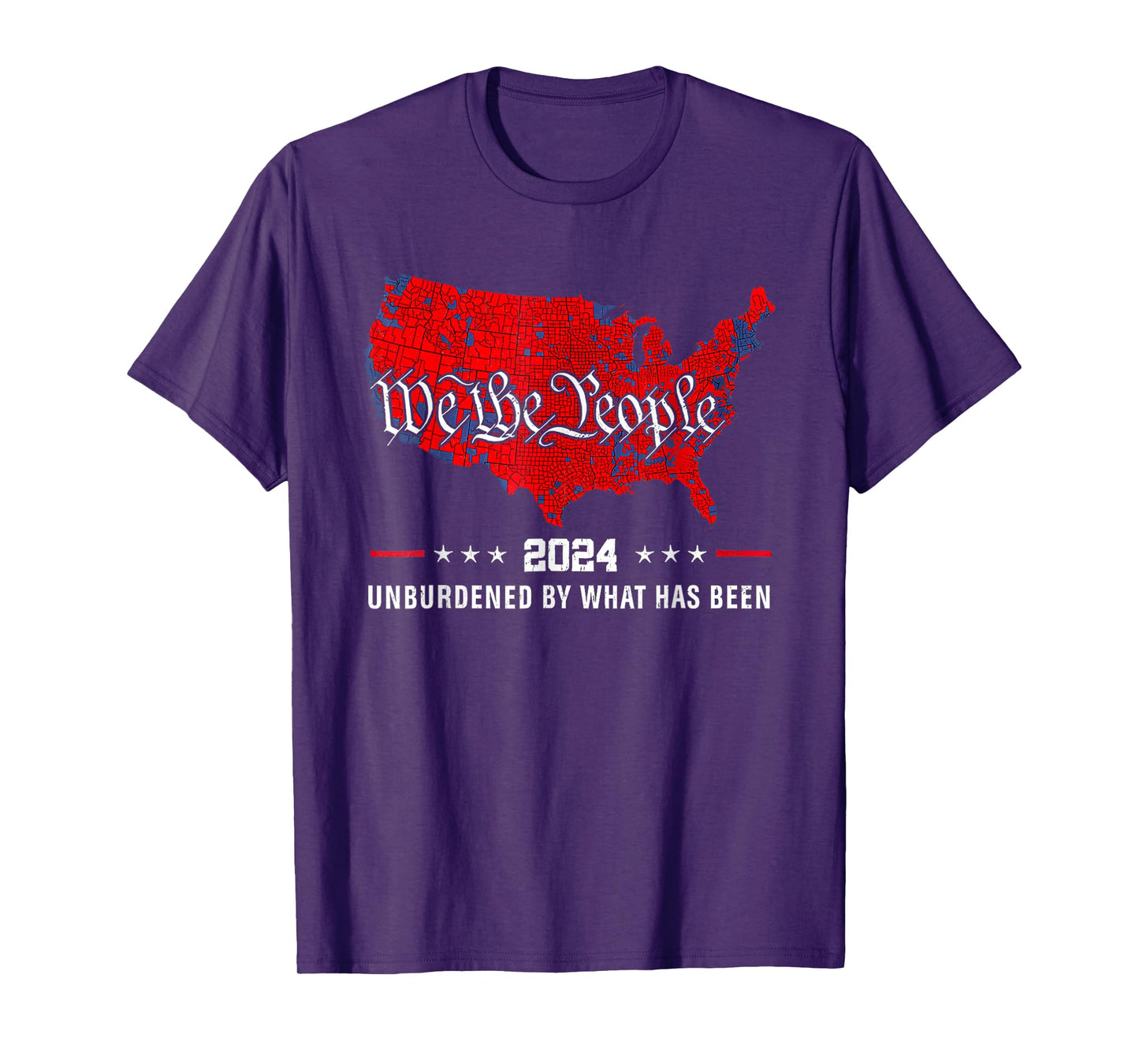2024 Trump Winner Election Map Unburdened By What Has Been T-Shirt
