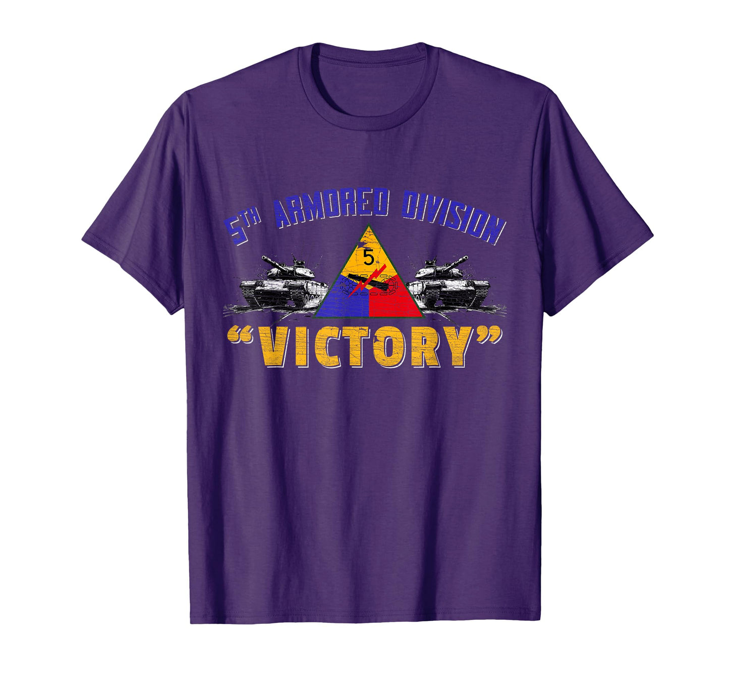 Veteran 5th Armored Division Victory Vintage Gifts T-Shirt