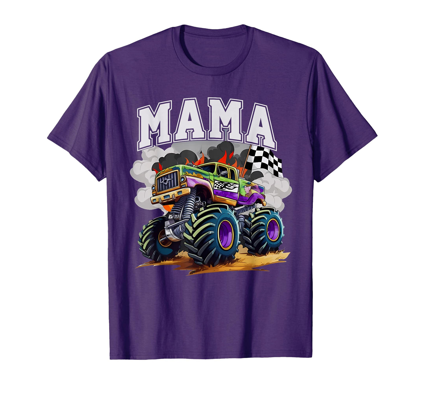 Mama Truck Mom Monster Trucks Are My Jam Truck Lovers Mother T-Shirt