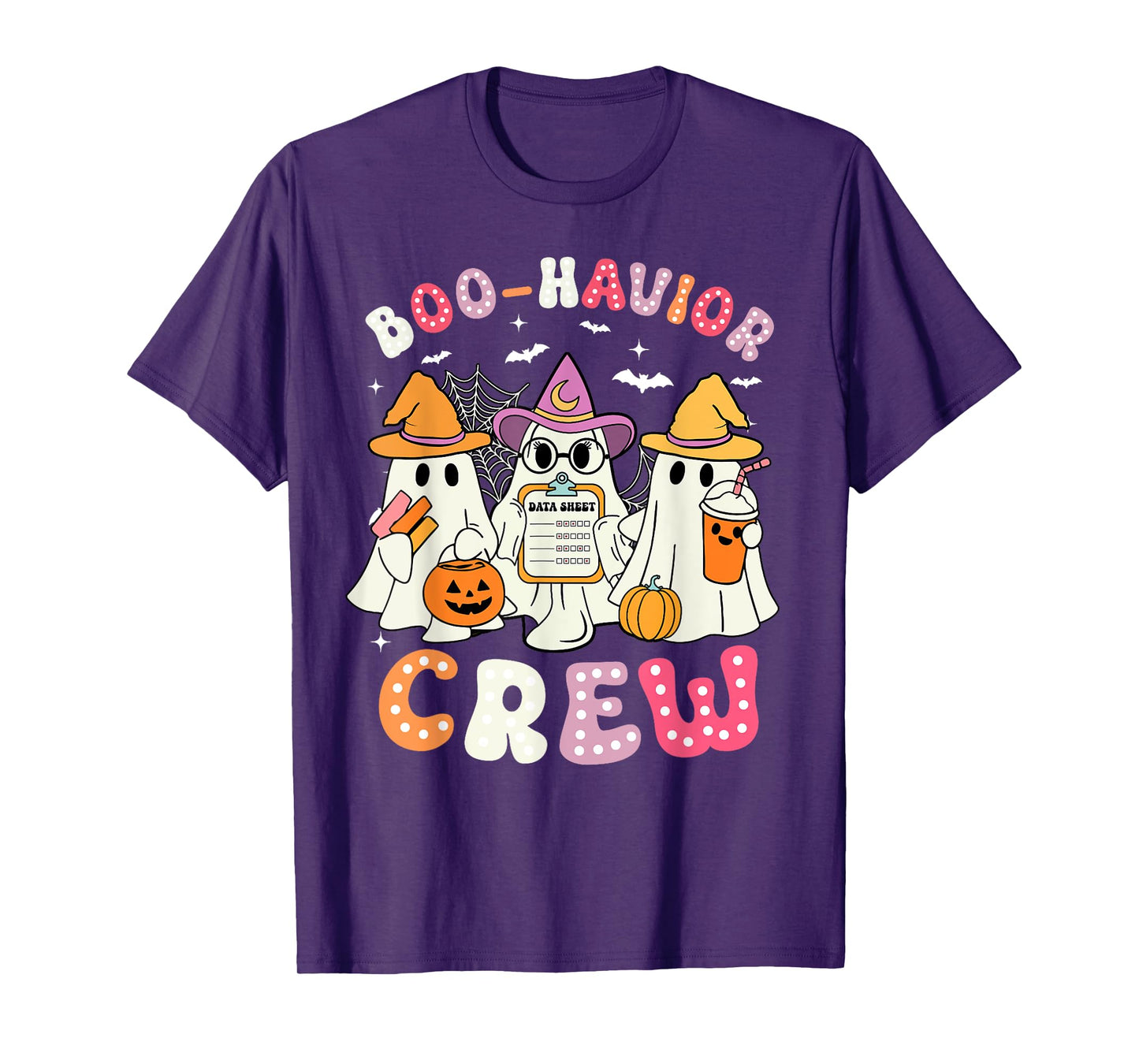 Boo Havior Crew Behavior Analyst Halloween ABA RBT T-Shirt