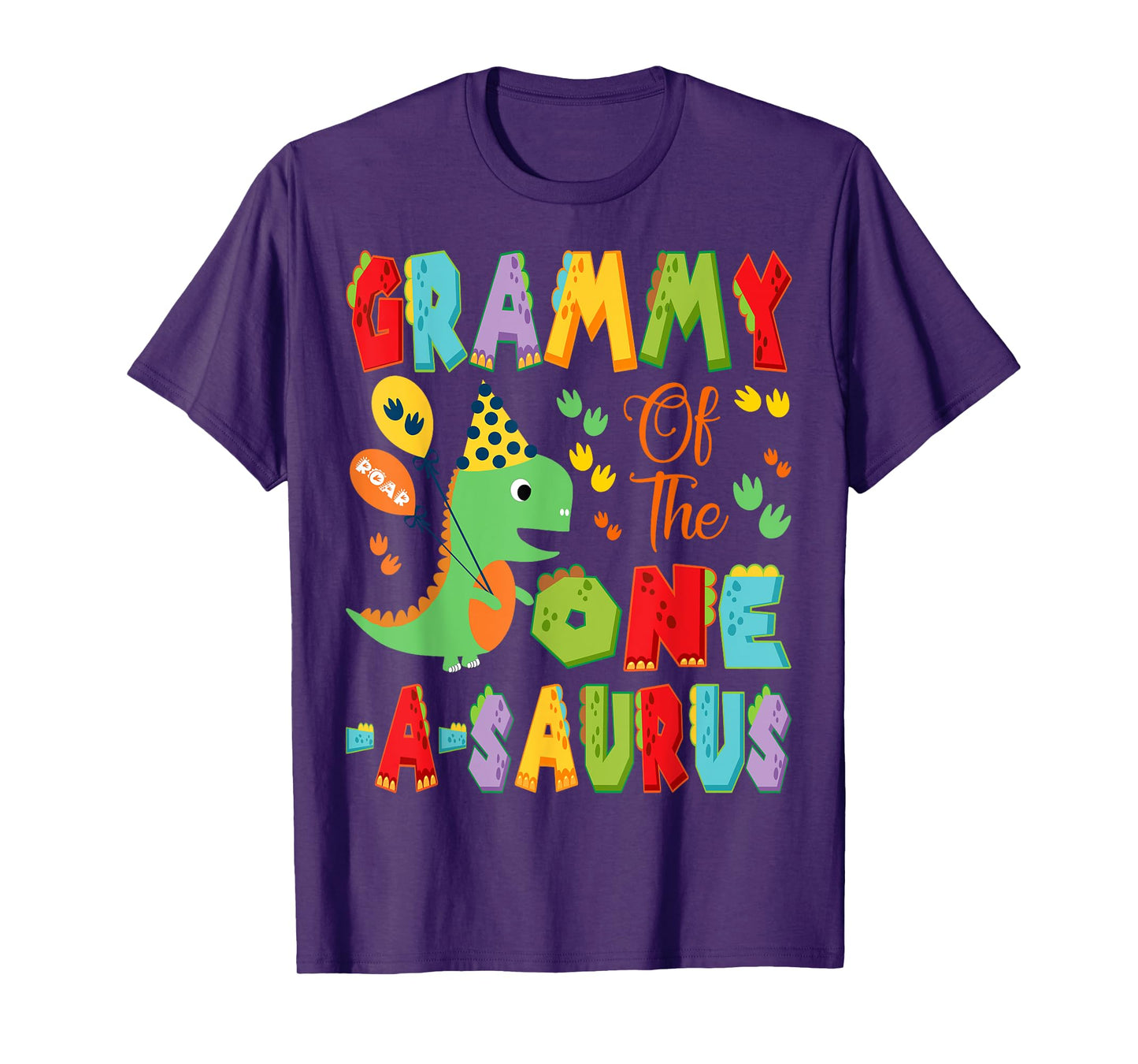 Grammy Of The One-A-Saurus 1St Birthday Boy Dinosaur T-Shirt