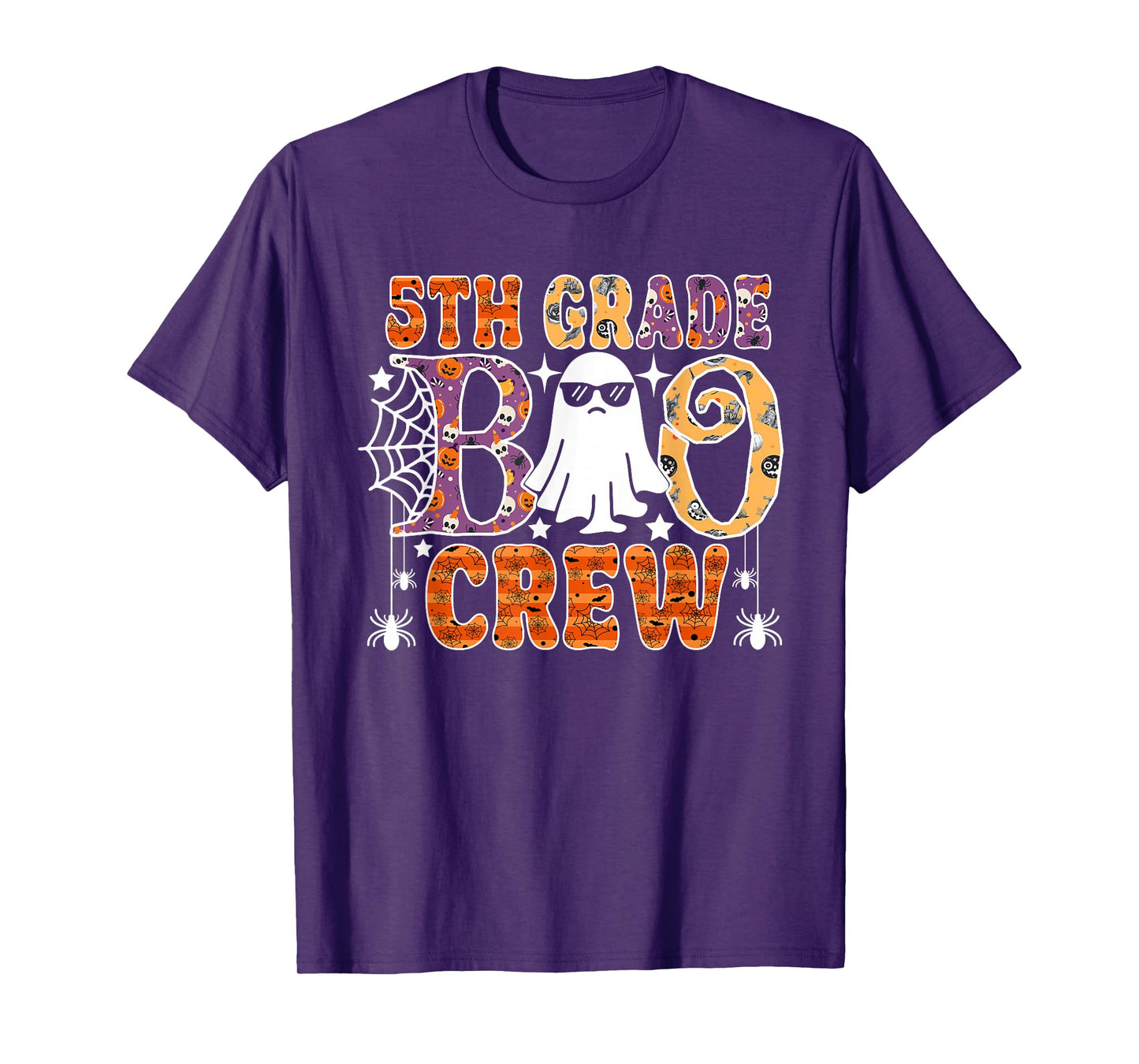 5th Grade Boo Crew Funny Halloween Teachers Students T-Shirt