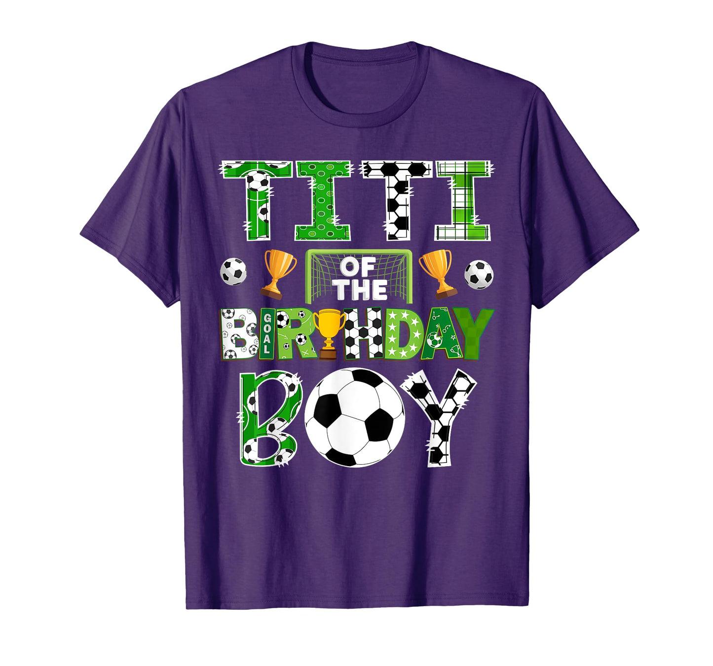 Titi Of The Birthday Boy Soccer Player Game Day T-Shirt
